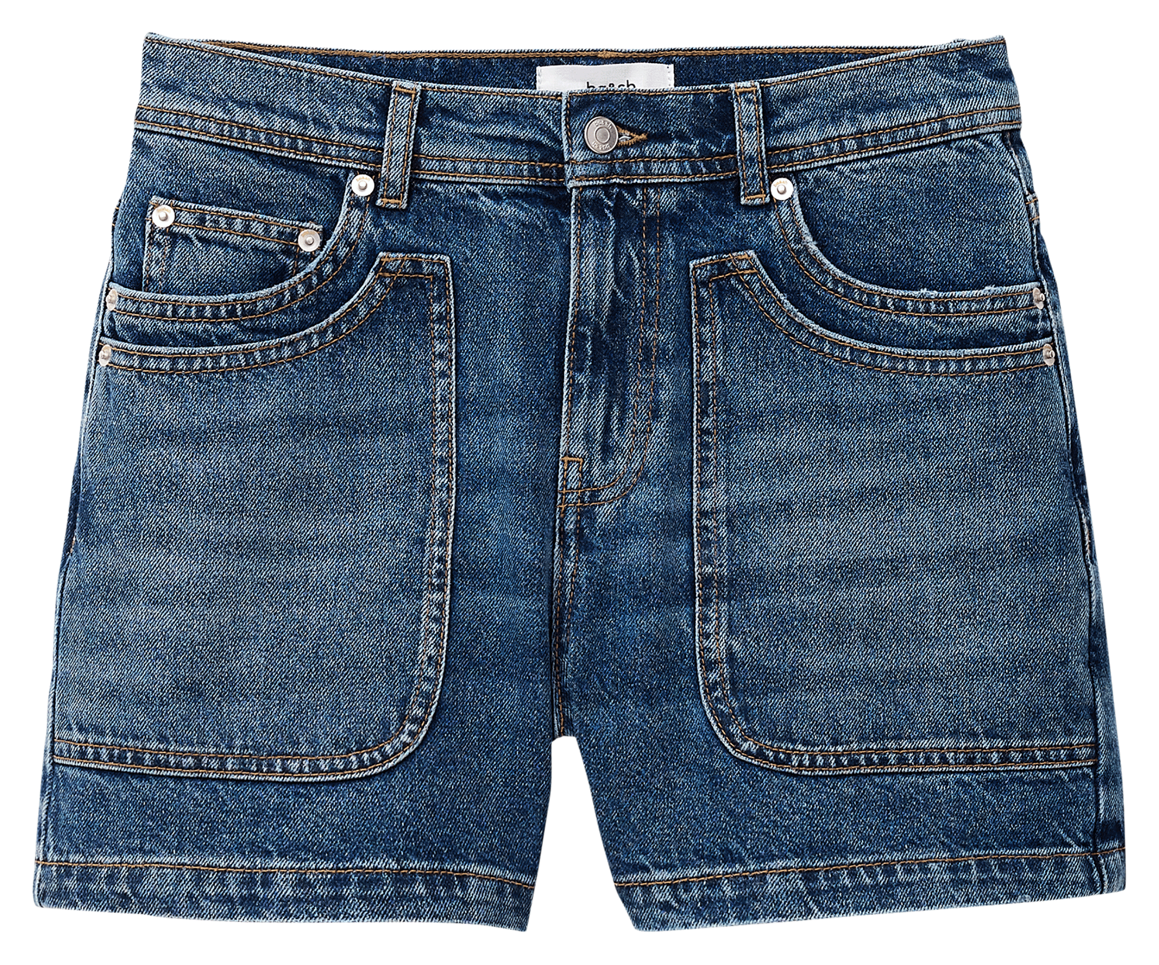 Short large en jean BA&SH Bleu