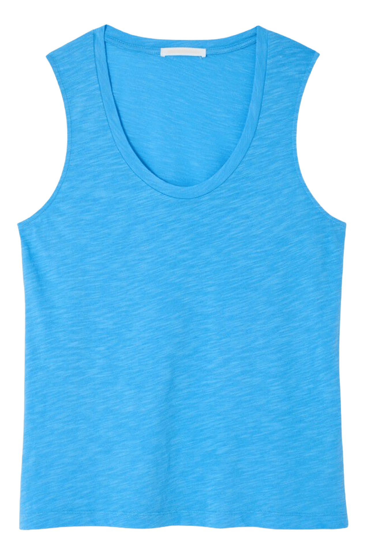 Singlet van katoenmix met ronde hals AMERICAN VINTAGE