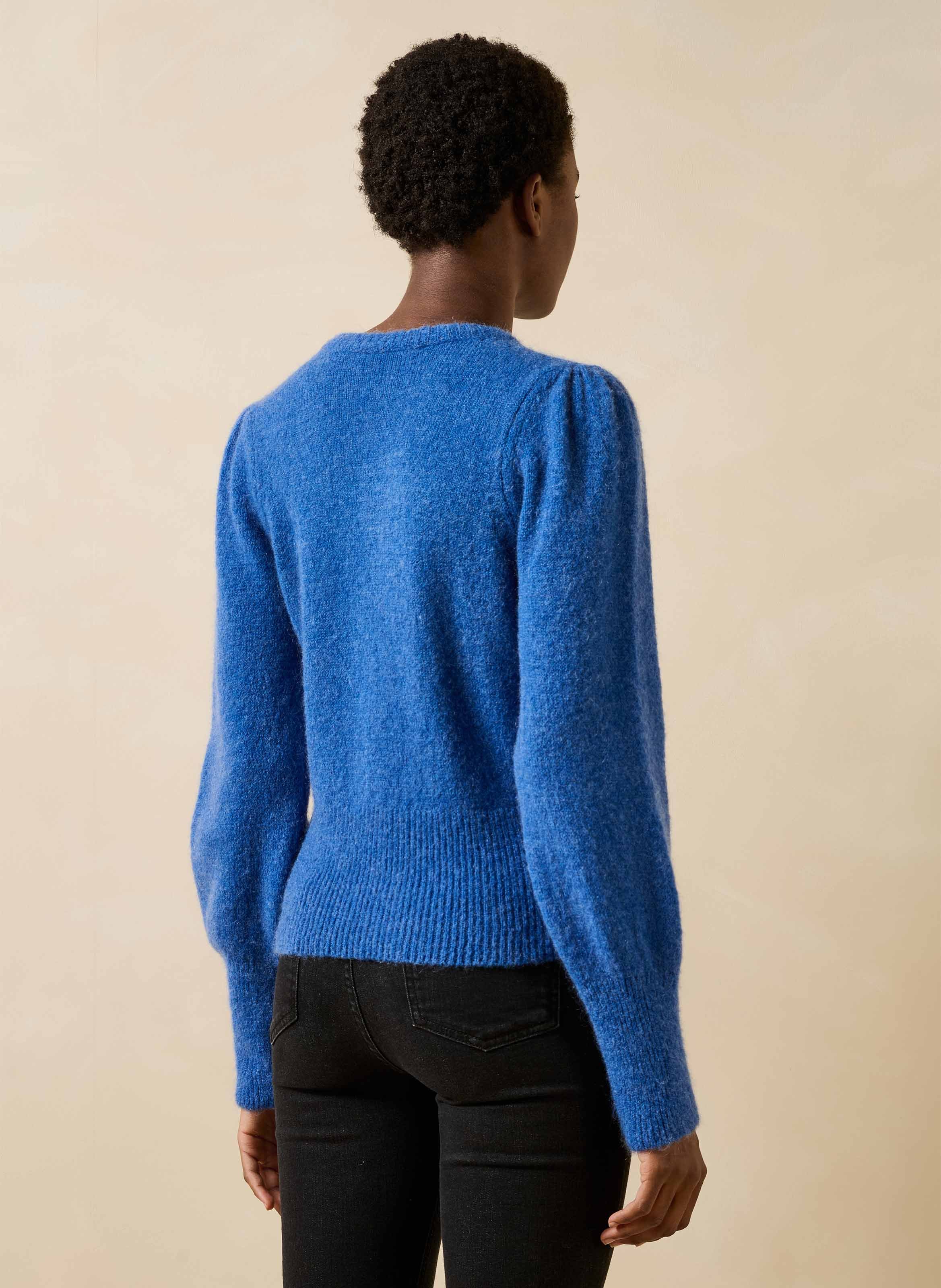 Rechte trui met ronde hals LA FEE MARABOUTEE Blauw