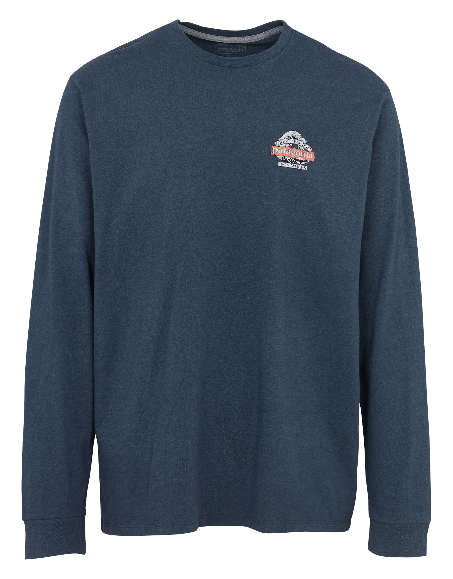 Gerade geschnittenes Rundhals-T-Shirt aus recyceltem Baumwoll-Mix PATAGONIA