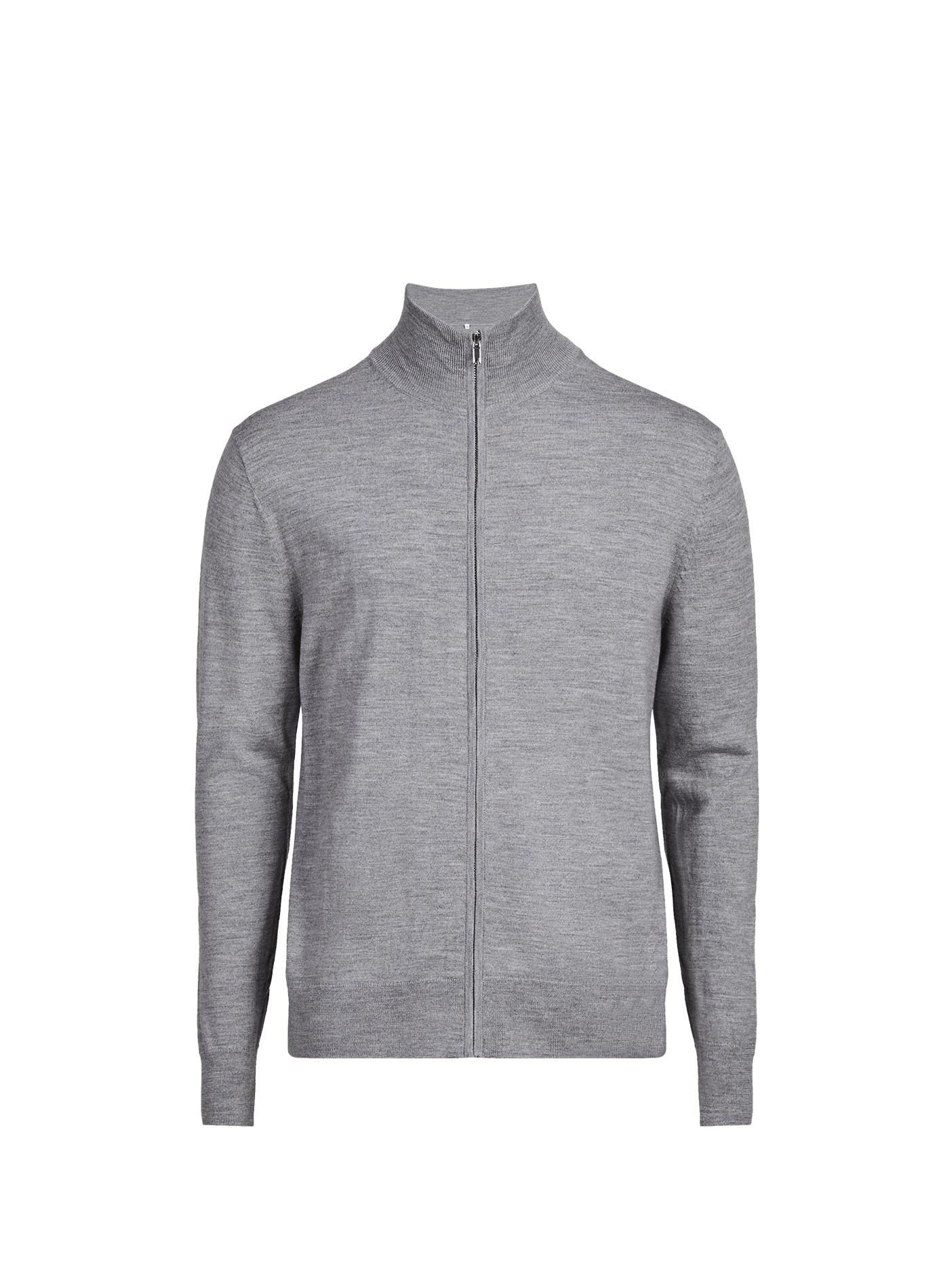 High-neck Merino wool flex-h cardigan AU PRINTEMPS PARIS Grey