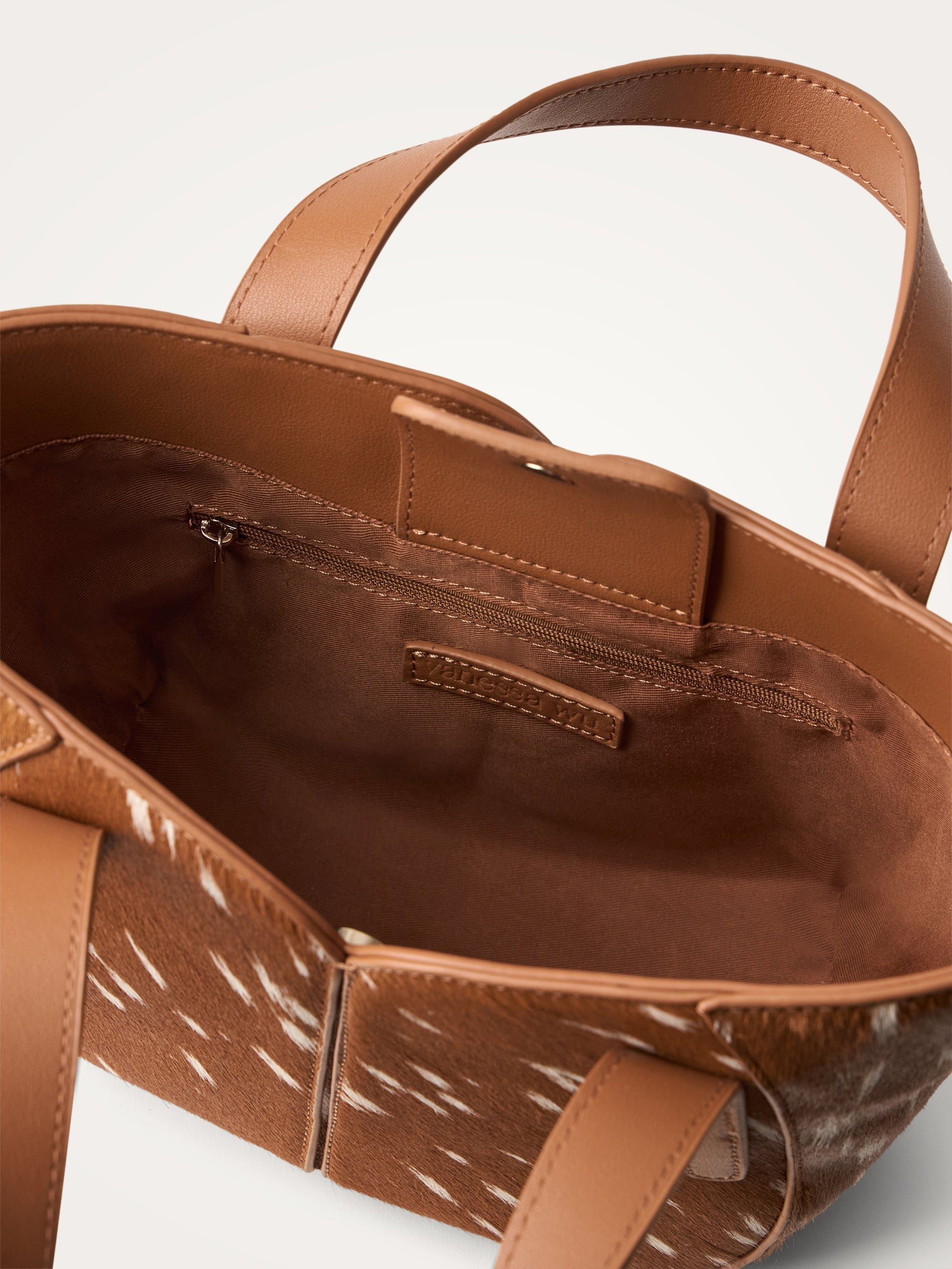 Handbag with handles and shoulder strap VANESSA WU Orange