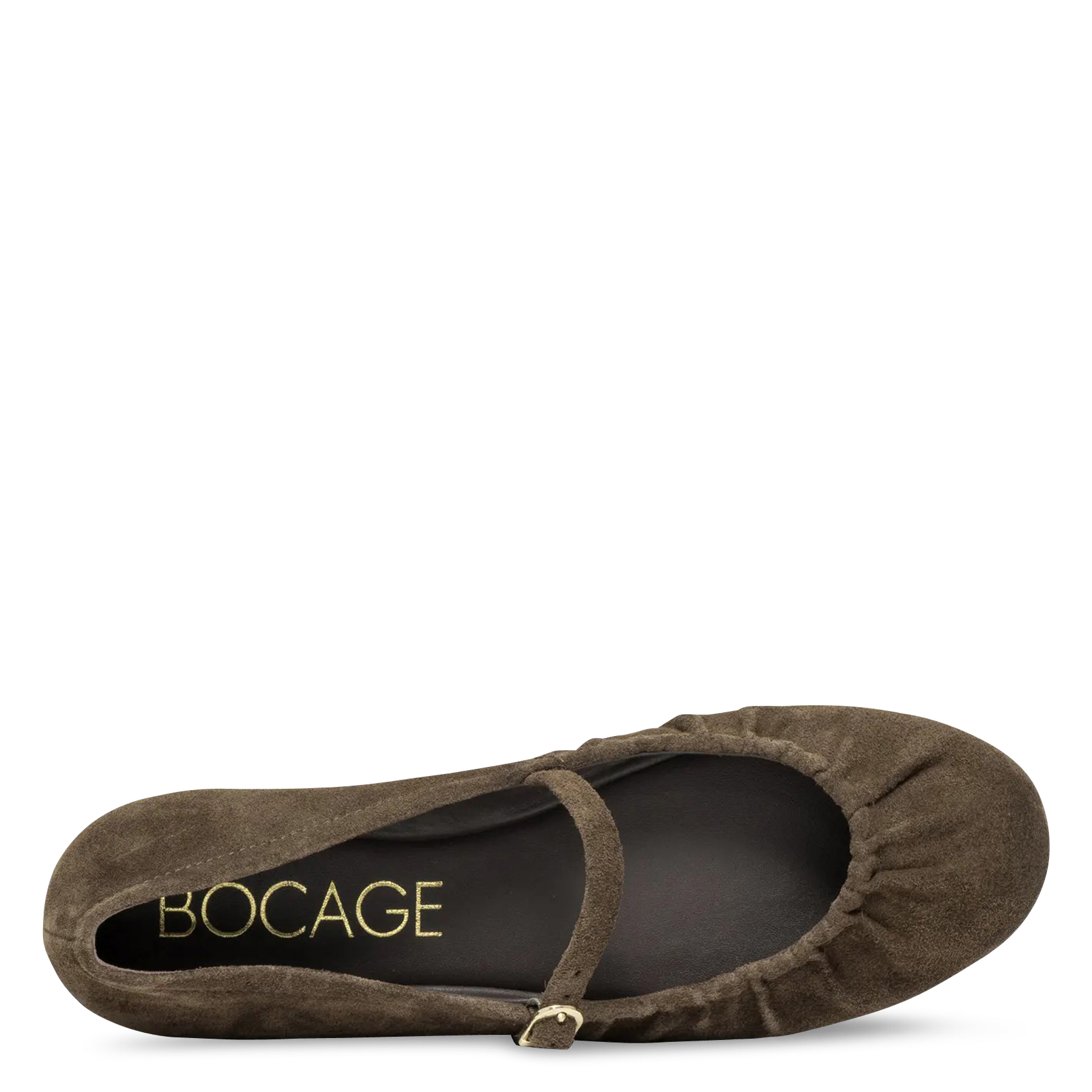 Ballerines en cuir BOCAGE Vert