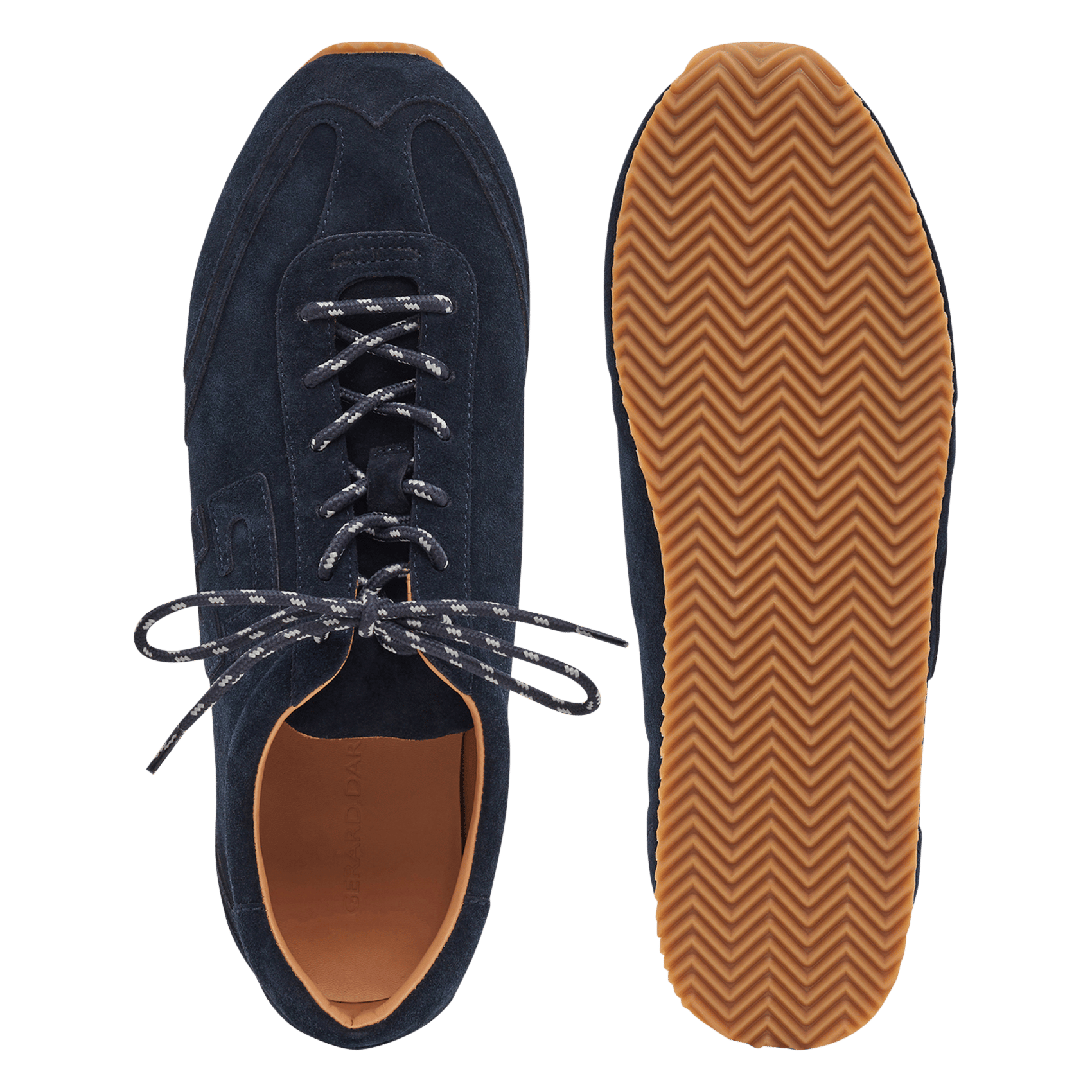 Low-top leather trainers | Blue GERARD DAREL Women