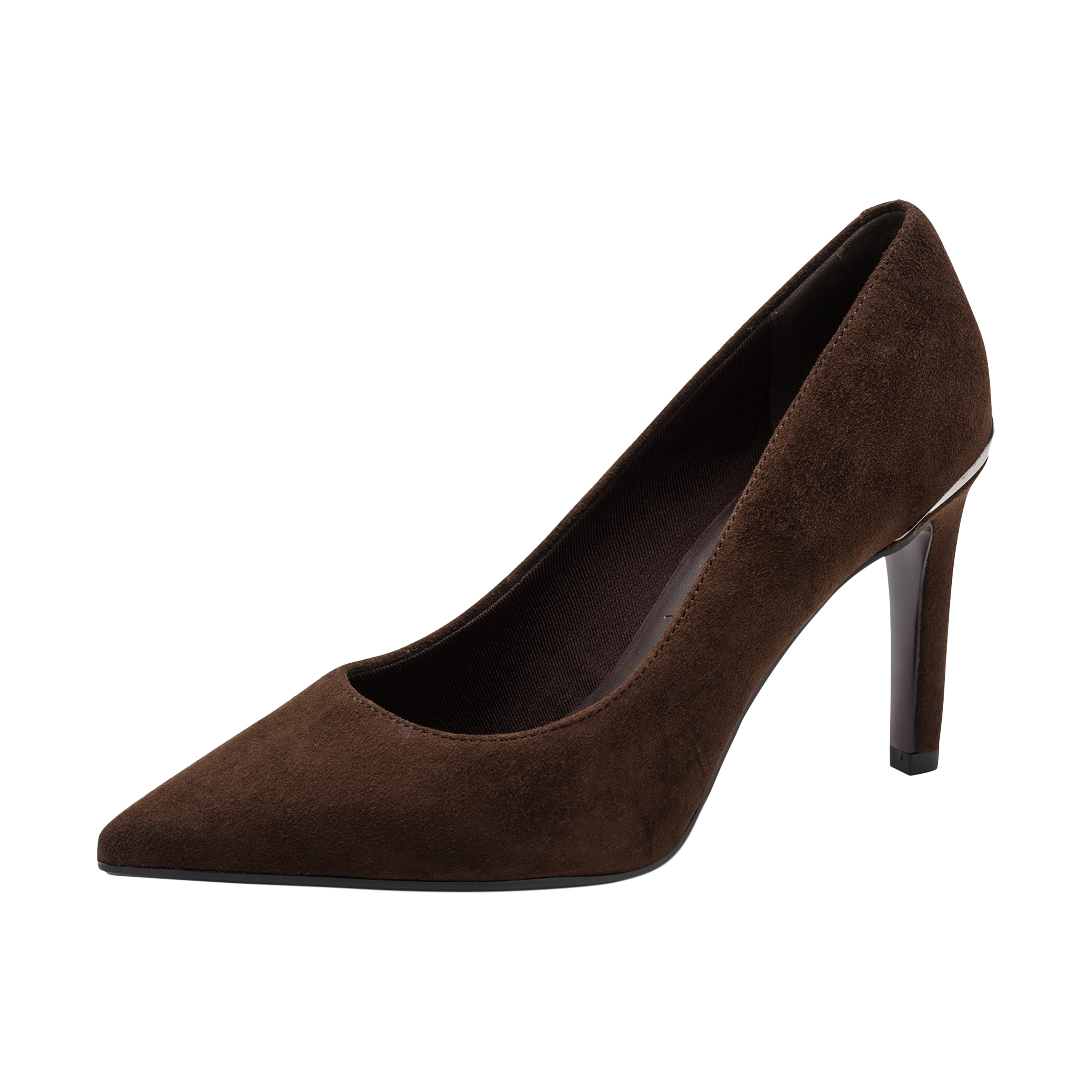 Leather high heels TAMARIS Brown