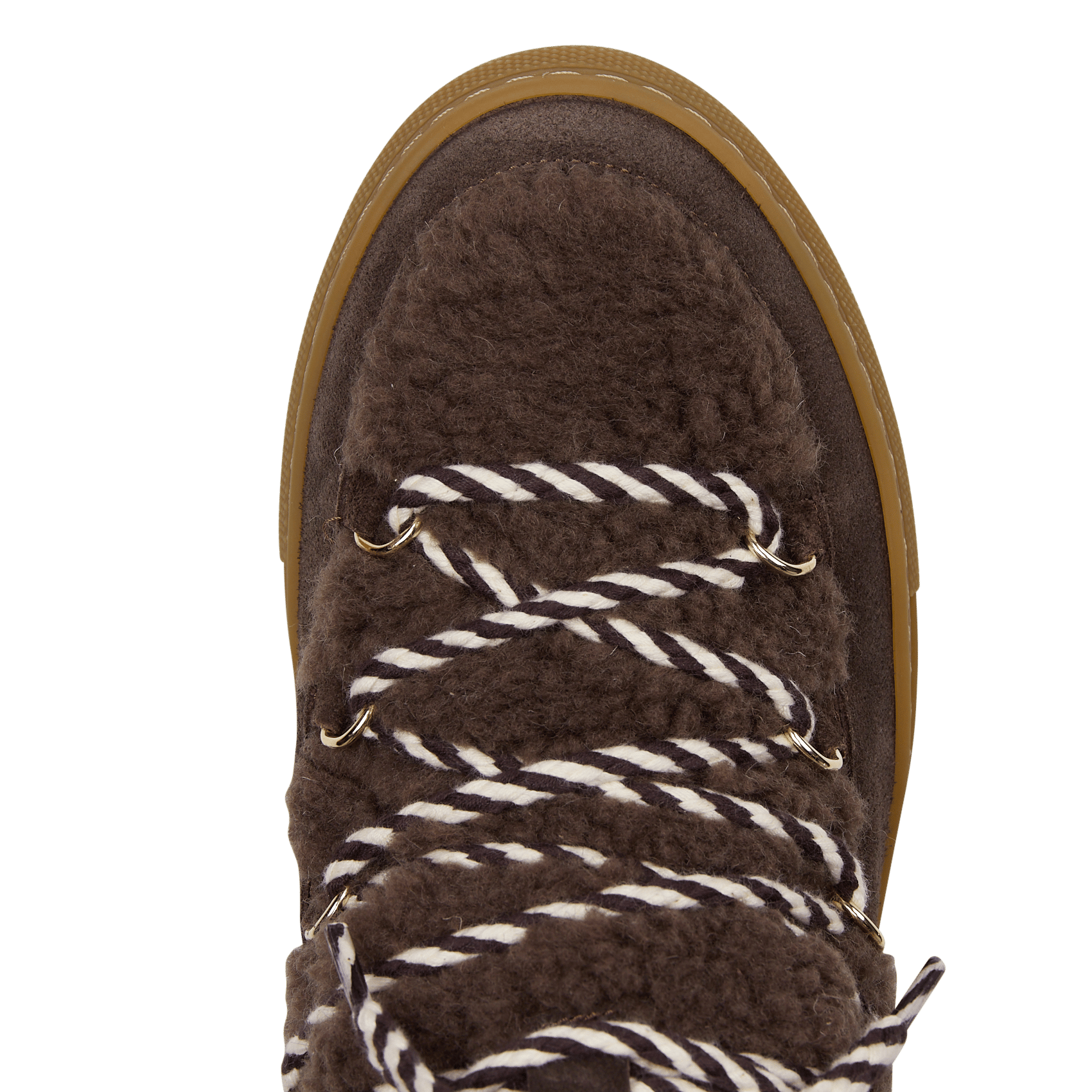 Boots fourrées en cuir MELLOW YELLOW Marron