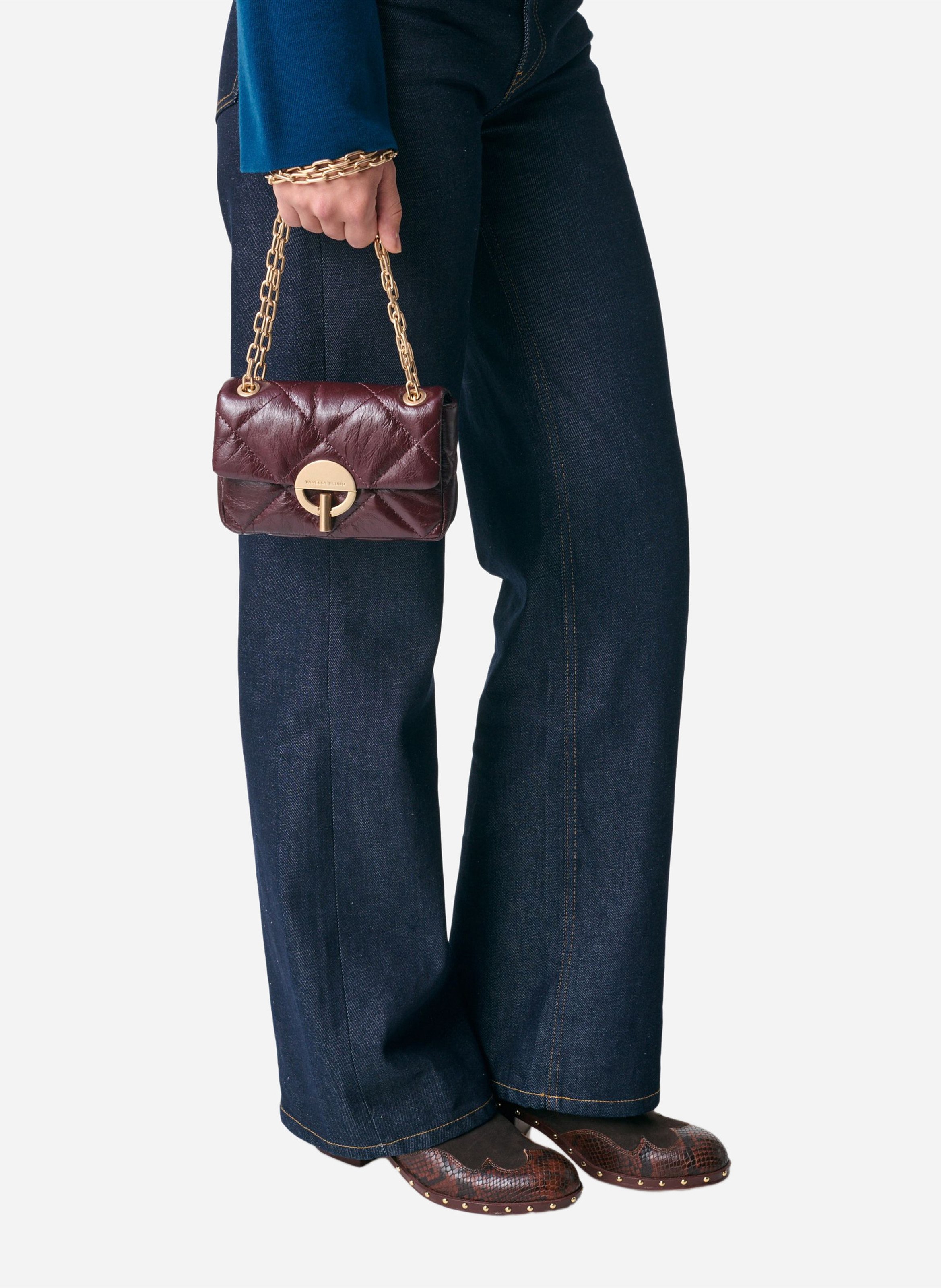 Brieftasche aus Leder VANESSA BRUNO Braun