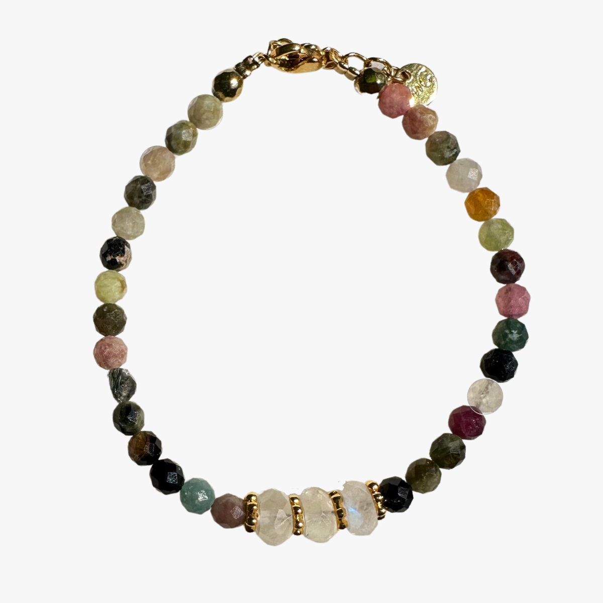 Tourmaline bracelet GINANDGER Blue