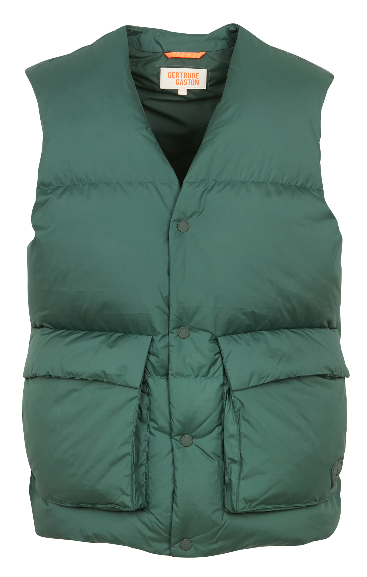 Steppjacke mit V-Ausschnitt GERTRUDE Grun