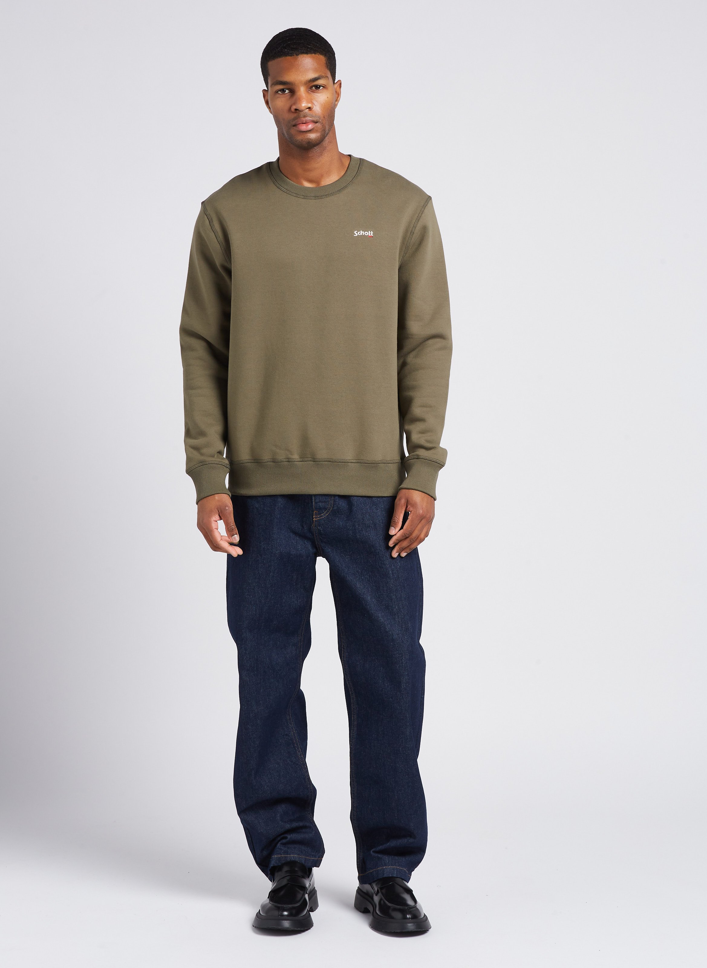 Straight-leg stretch cotton jeans SAISON 1865 Blue