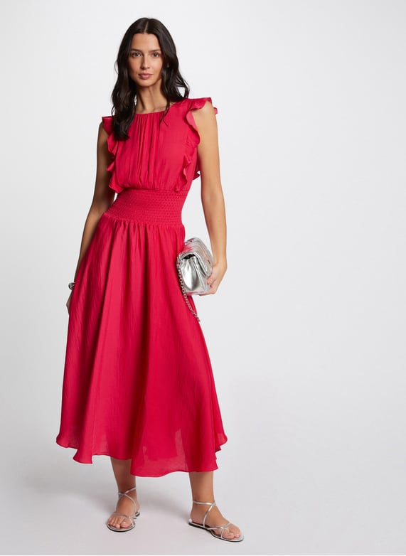 Morgan Robe Femme Longueur Genoux Robe Tricot Robe Patineuse