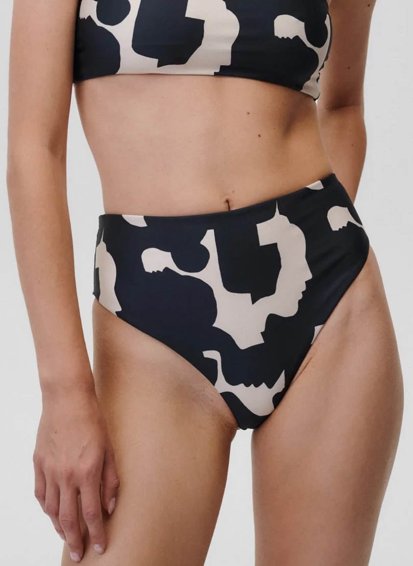 Bas de maillot de bain imprimé  UNDRESS CODE Noir