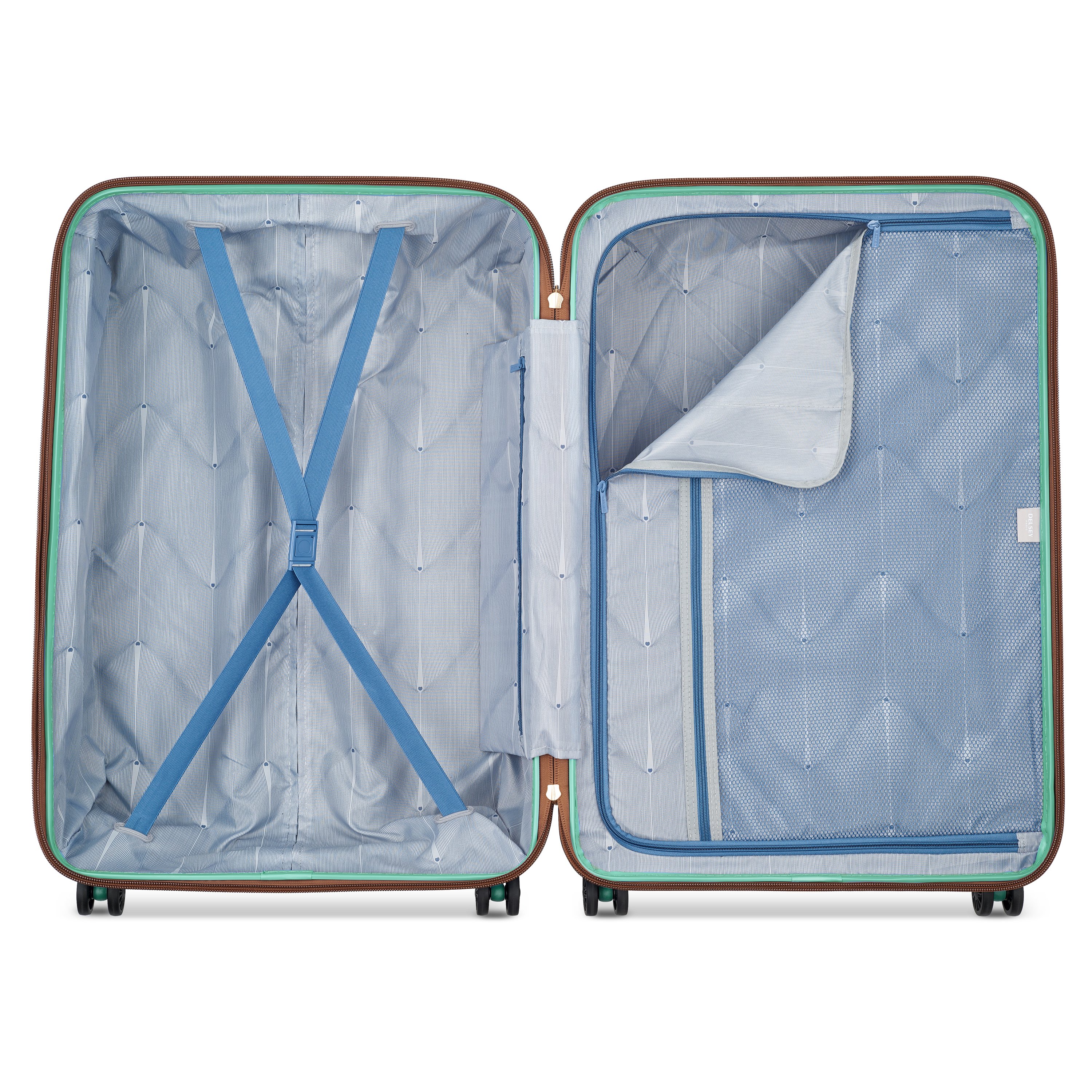 Rigid hold suitcase DELSEY PARIS Green