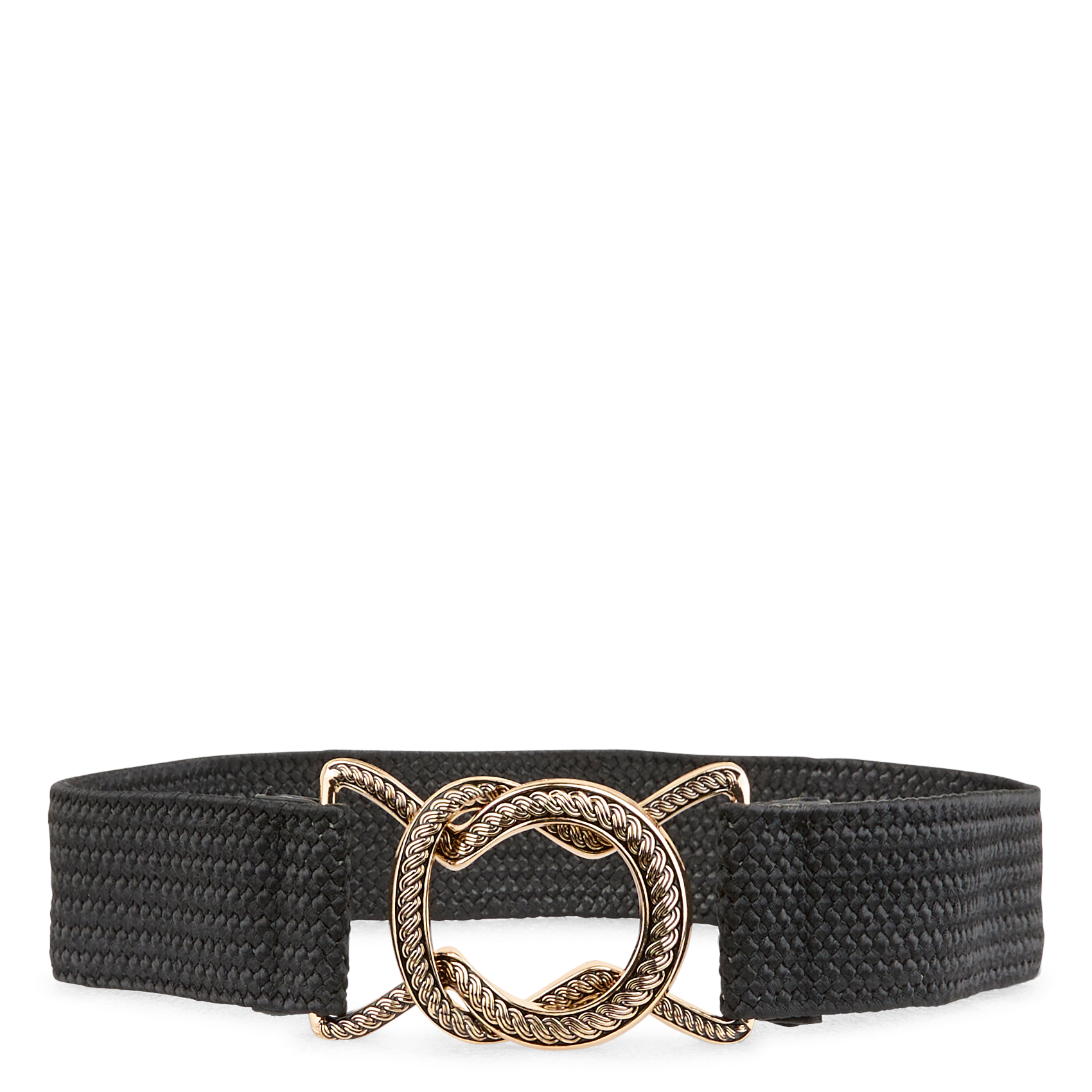 Braided belt LA FEE MARABOUTEE Black