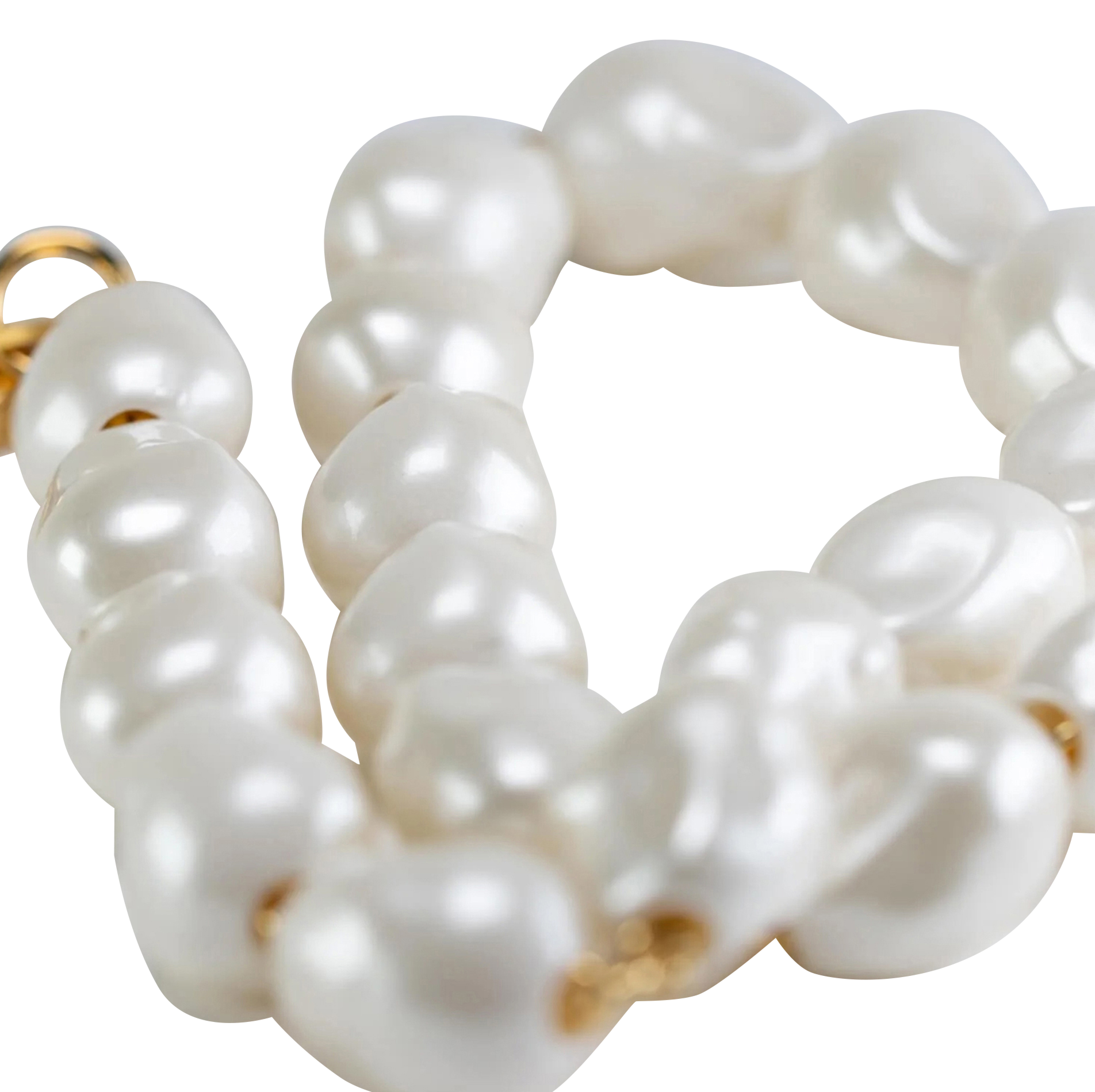 Perlenhalskette VANESSA BARONI Weiss