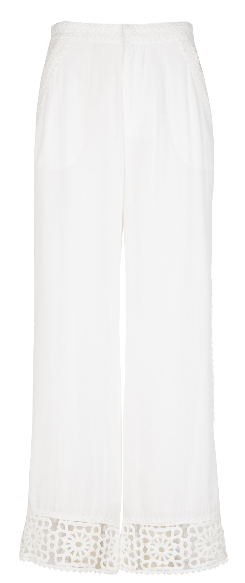 Wide trousers LA PETITE ETOILE White