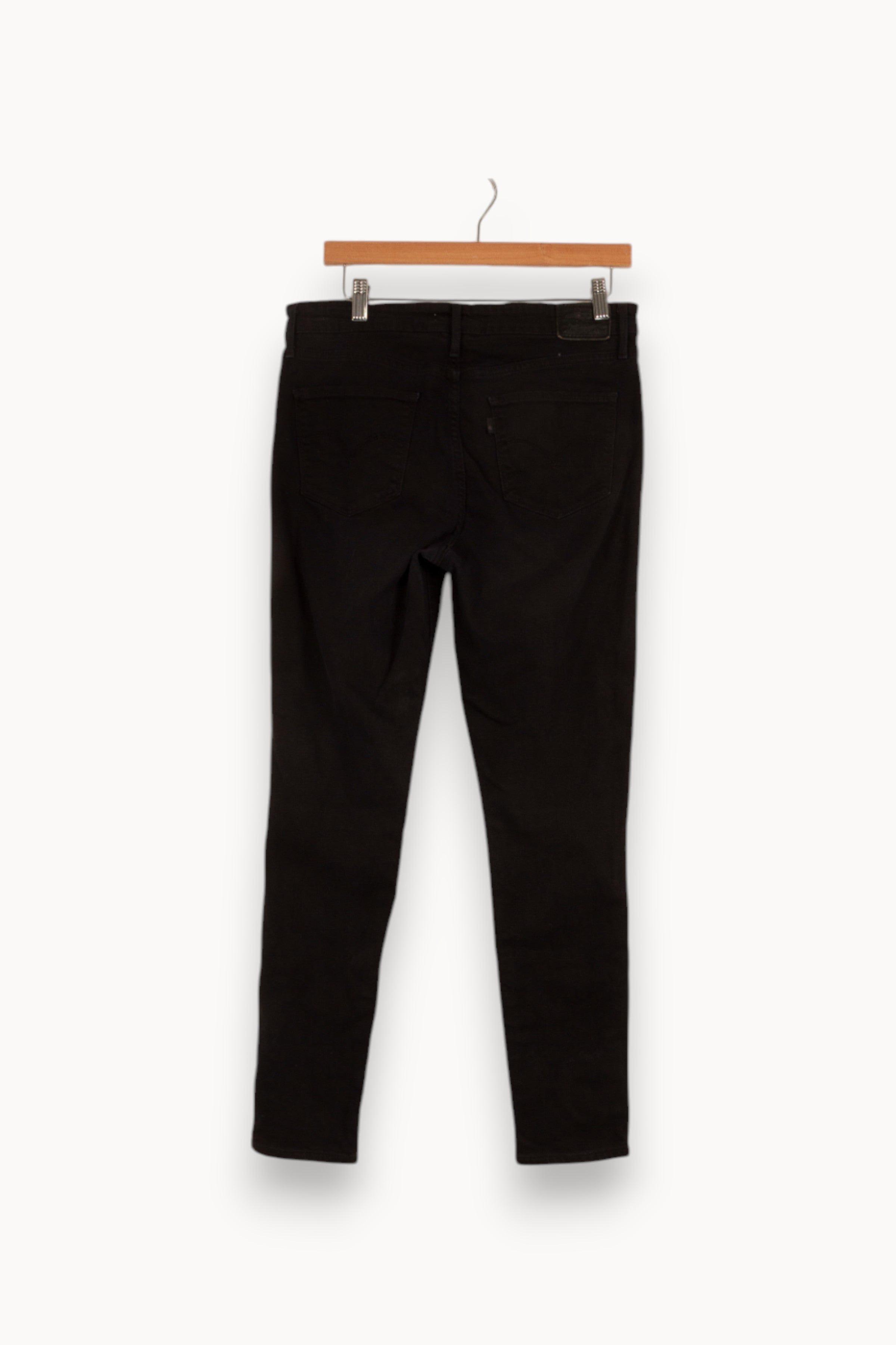 Cropped slim jeans with studs LEVI'S - Seconde main Black