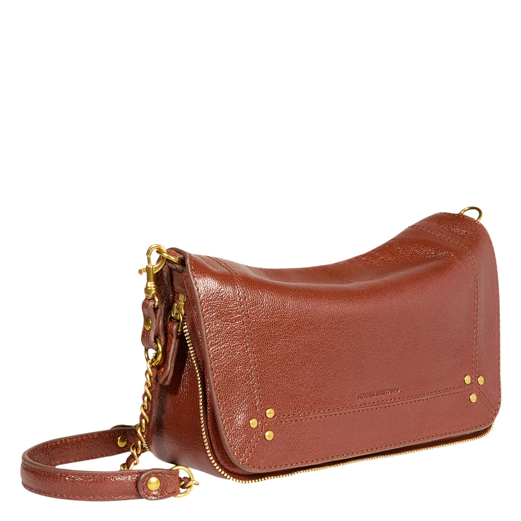 Dori leather shoulder bag JEROME DREYFUSS Brown