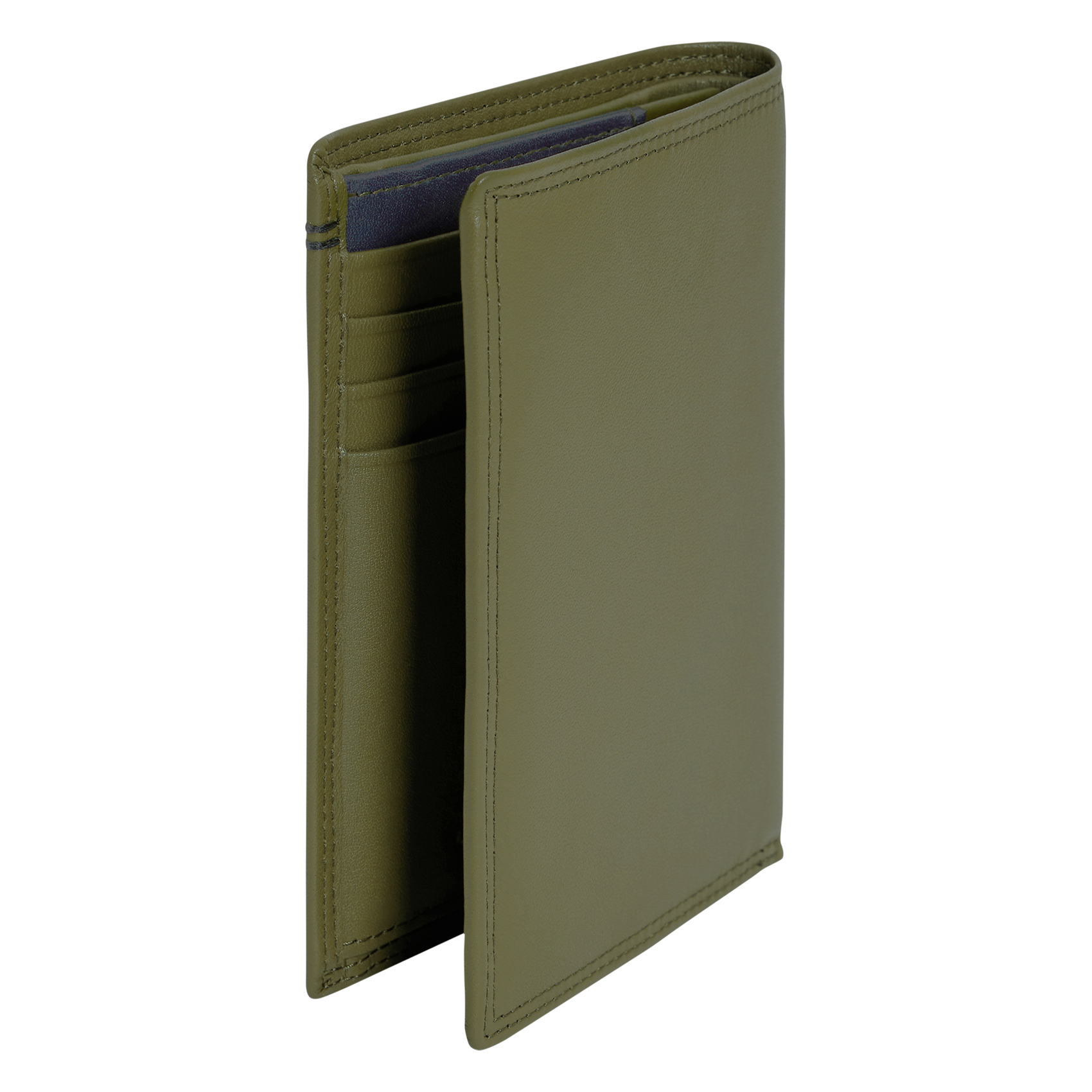 Kleine, leren portemonnee LE TANNEUR Veelkleurig