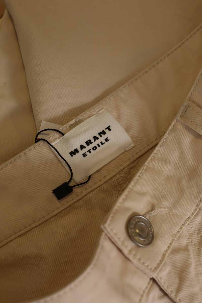 Cotton pants ISABEL MARANT ÉTOILE - SECONDE MAIN White