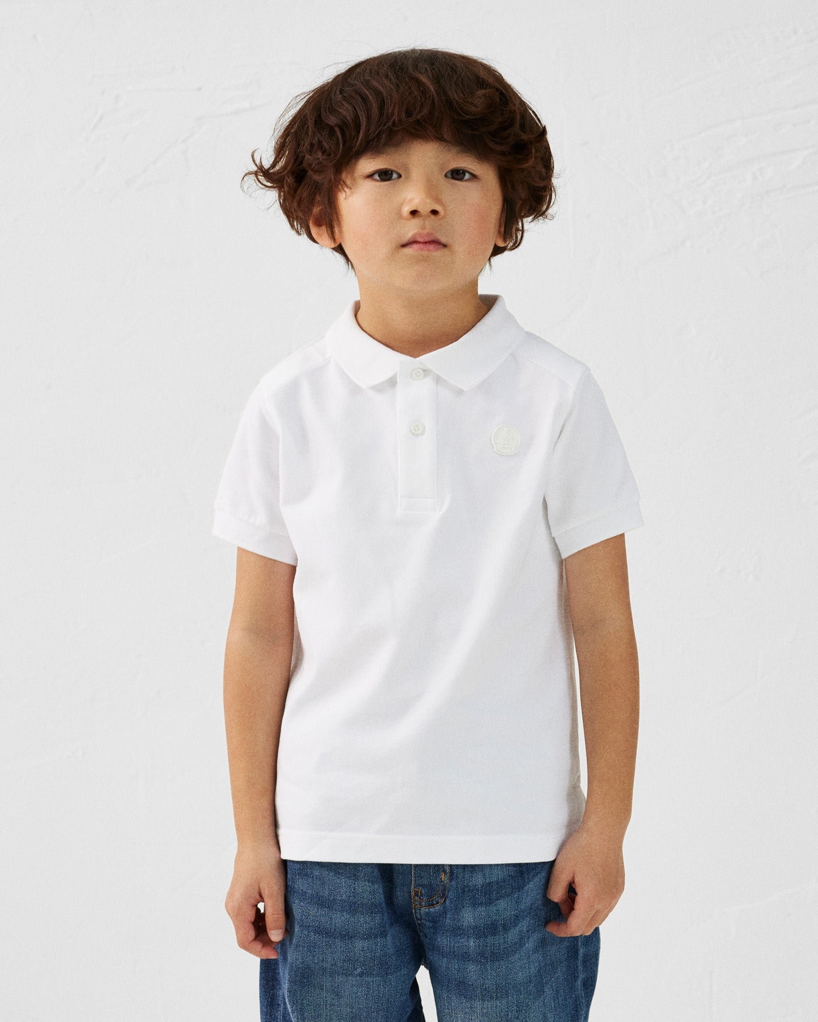 Cotton Polo Shirt JOTT White