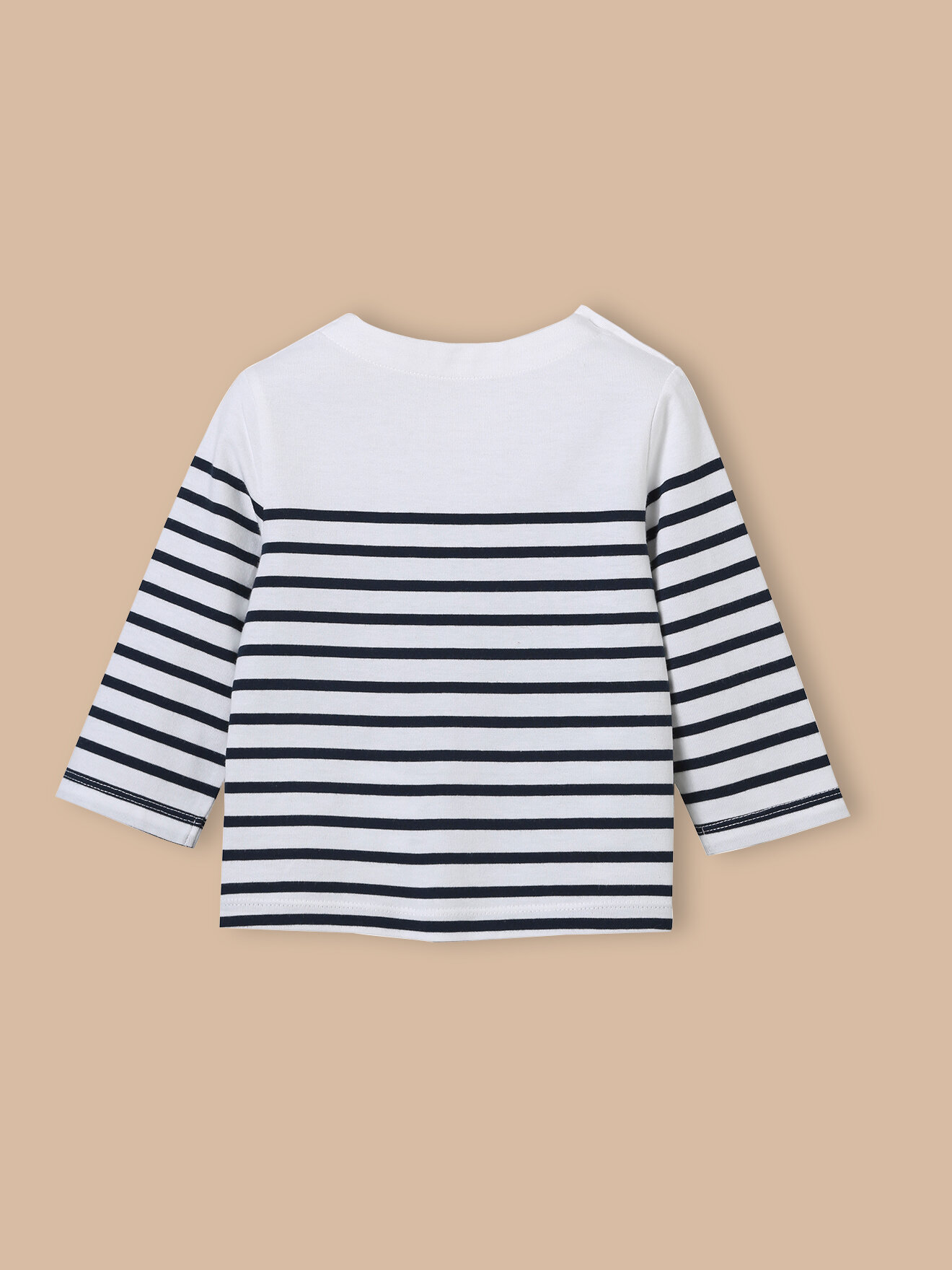 Organic cotton sailor shirt CYRILLUS White