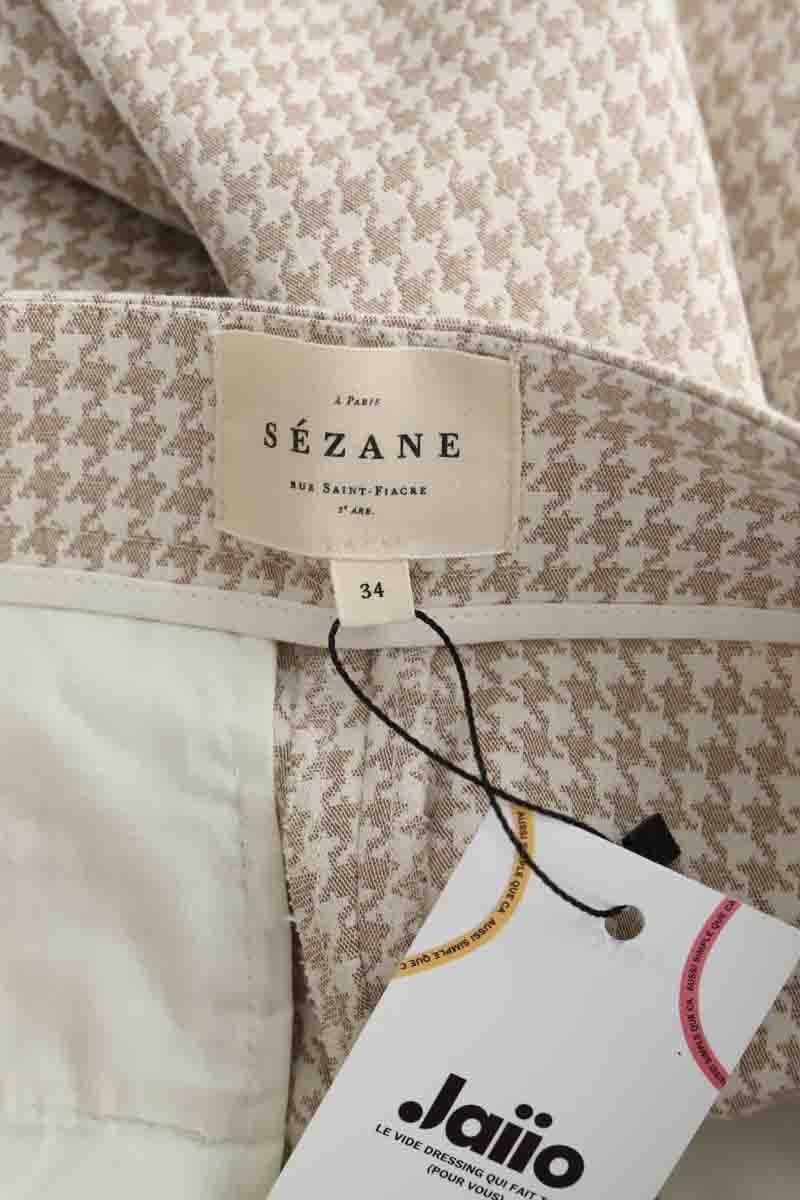 Cotton pants SEZANE - Seconde main Beige