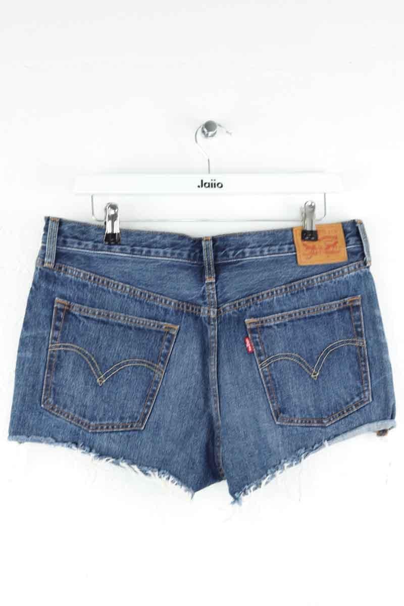 Cotton mini shorts LEVI'S - Seconde main Blue