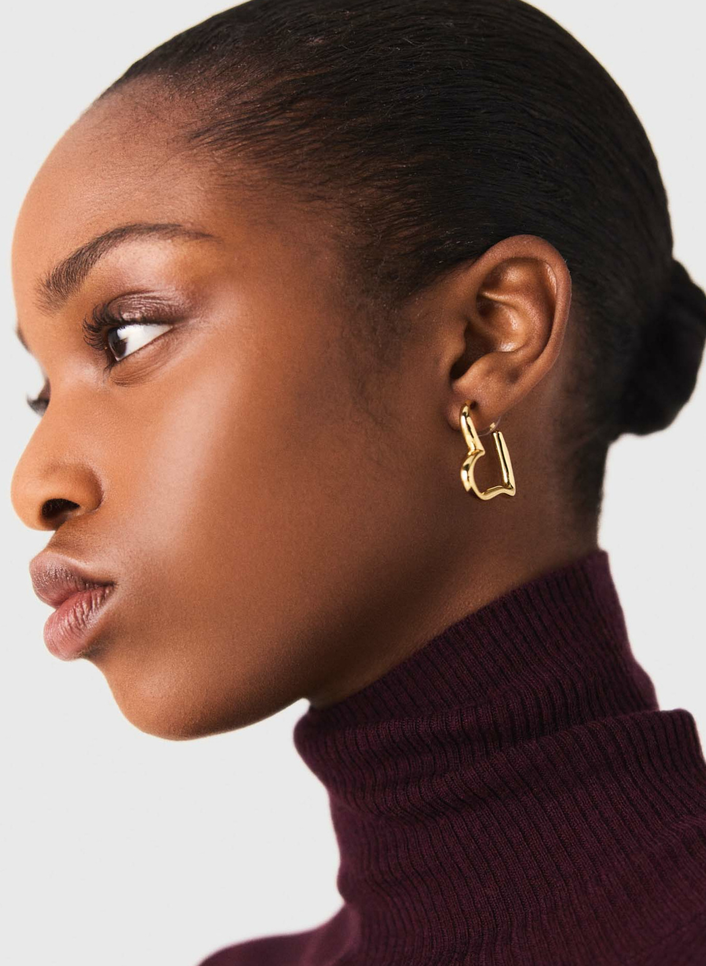 Bootcut stretchjeans met verwassen look   MAJE Blauw