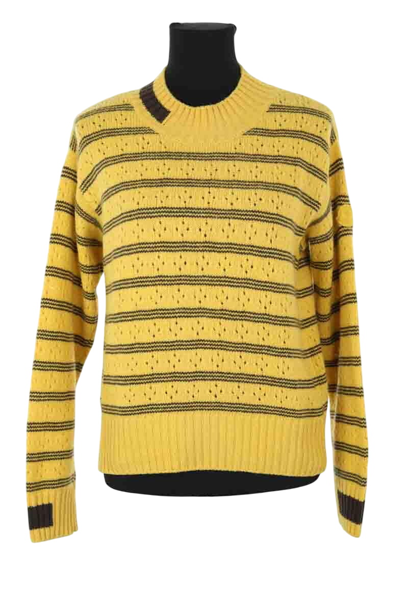 Wool sweater MONCLER - Seconde Main Yellow