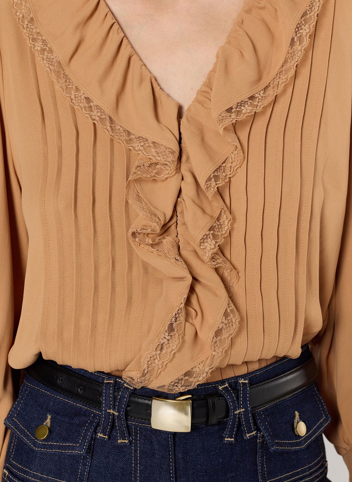 Blouse col v  GERARD DAREL Orange