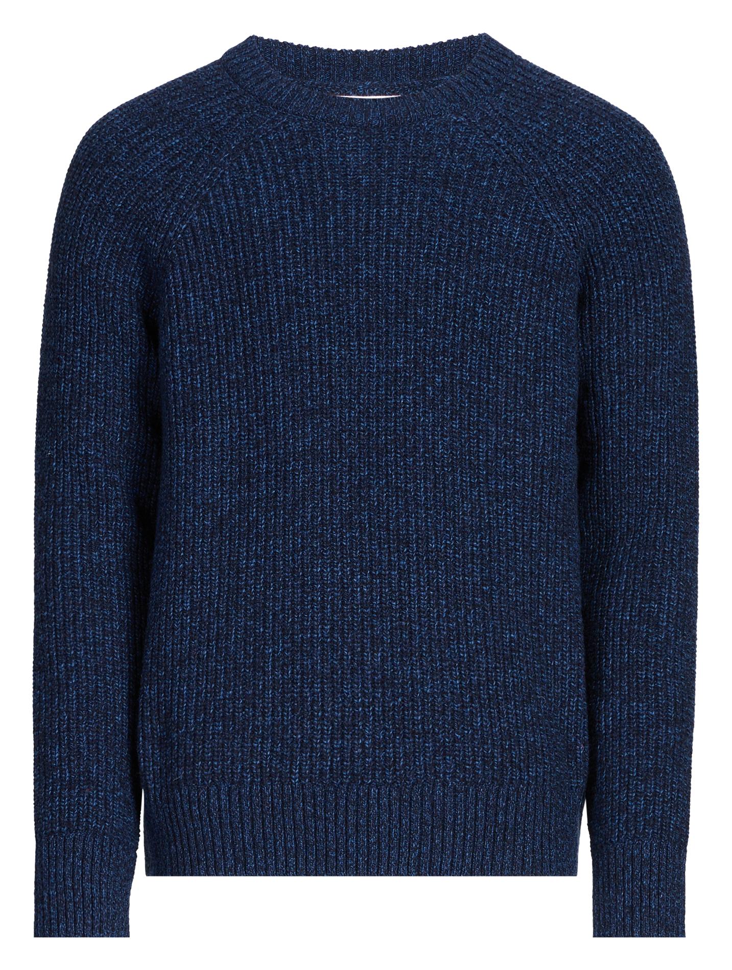 Weit geschnittener Rundhalspullover aus Wollmix SAISON 1865 Blau