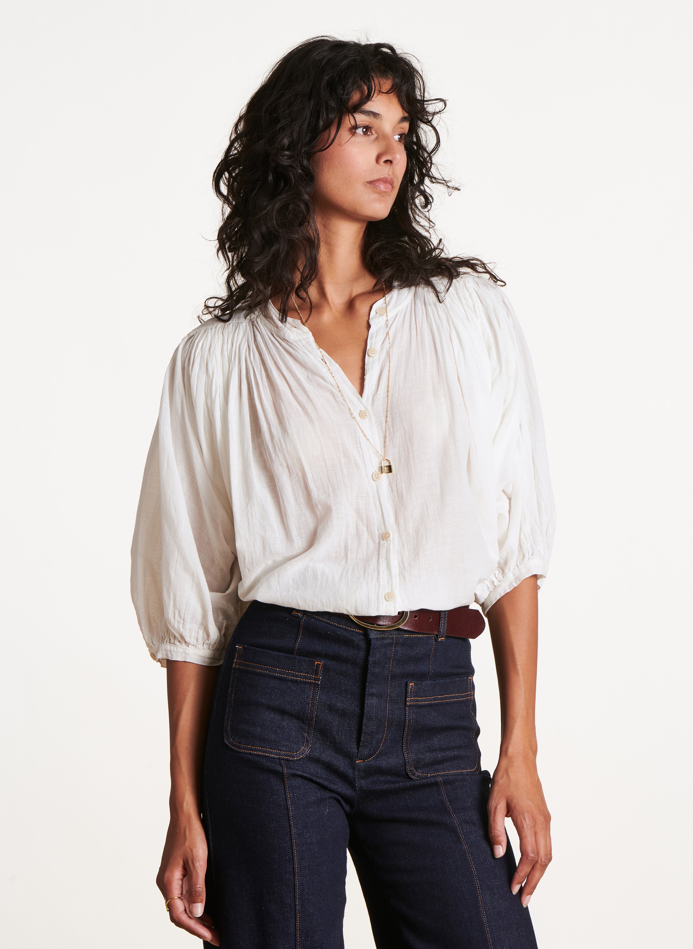 Capri plain oversized shirt LA FEE MARABOUTEE