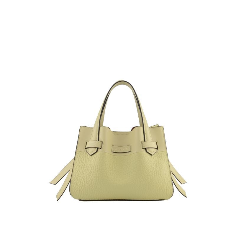 Handbag - cowhide leather POURCHET Brown