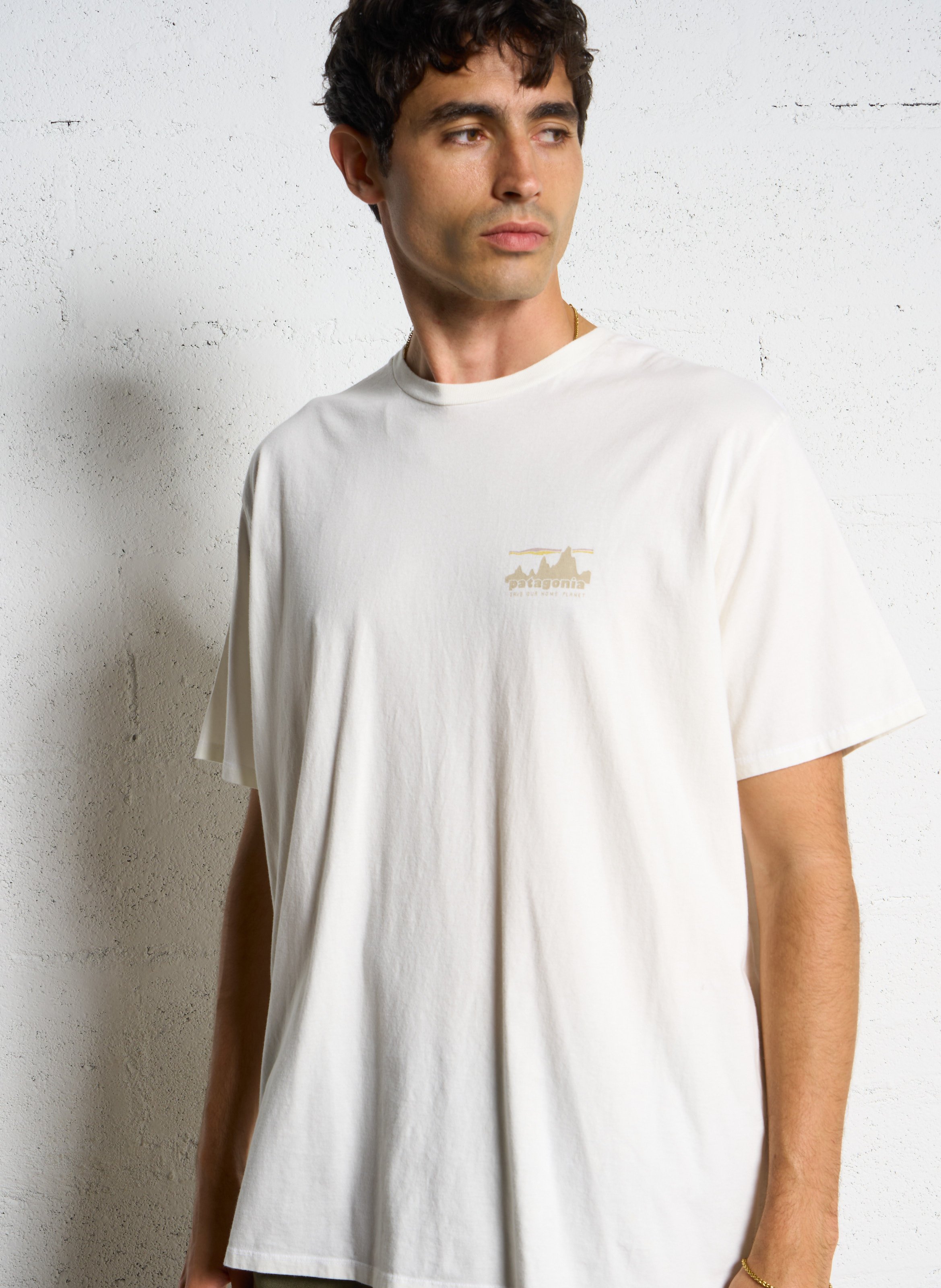 Straight organic cotton T-shirt PATAGONIA