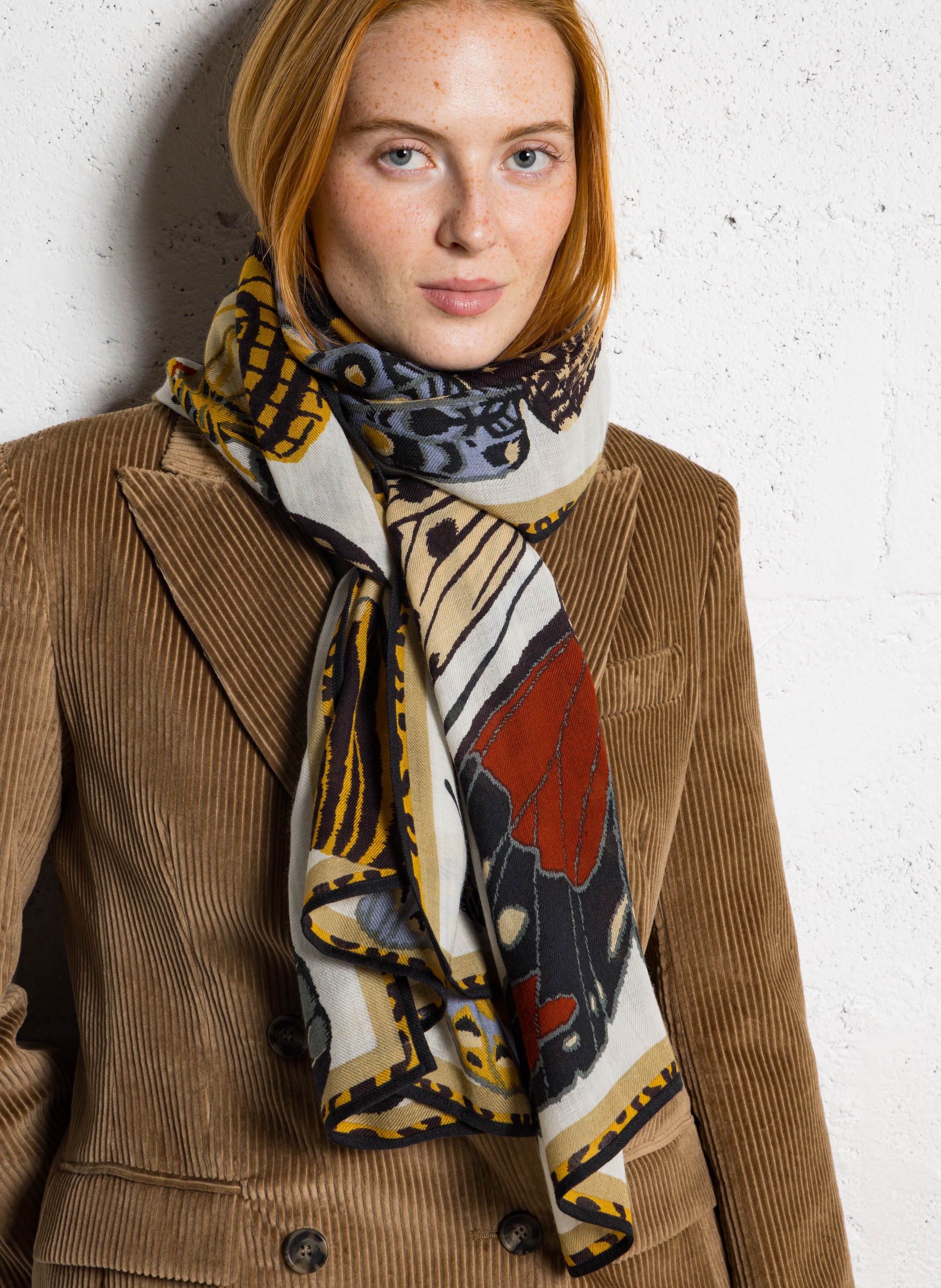 Bedruckter Wollfoulard INOUI EDITIONS