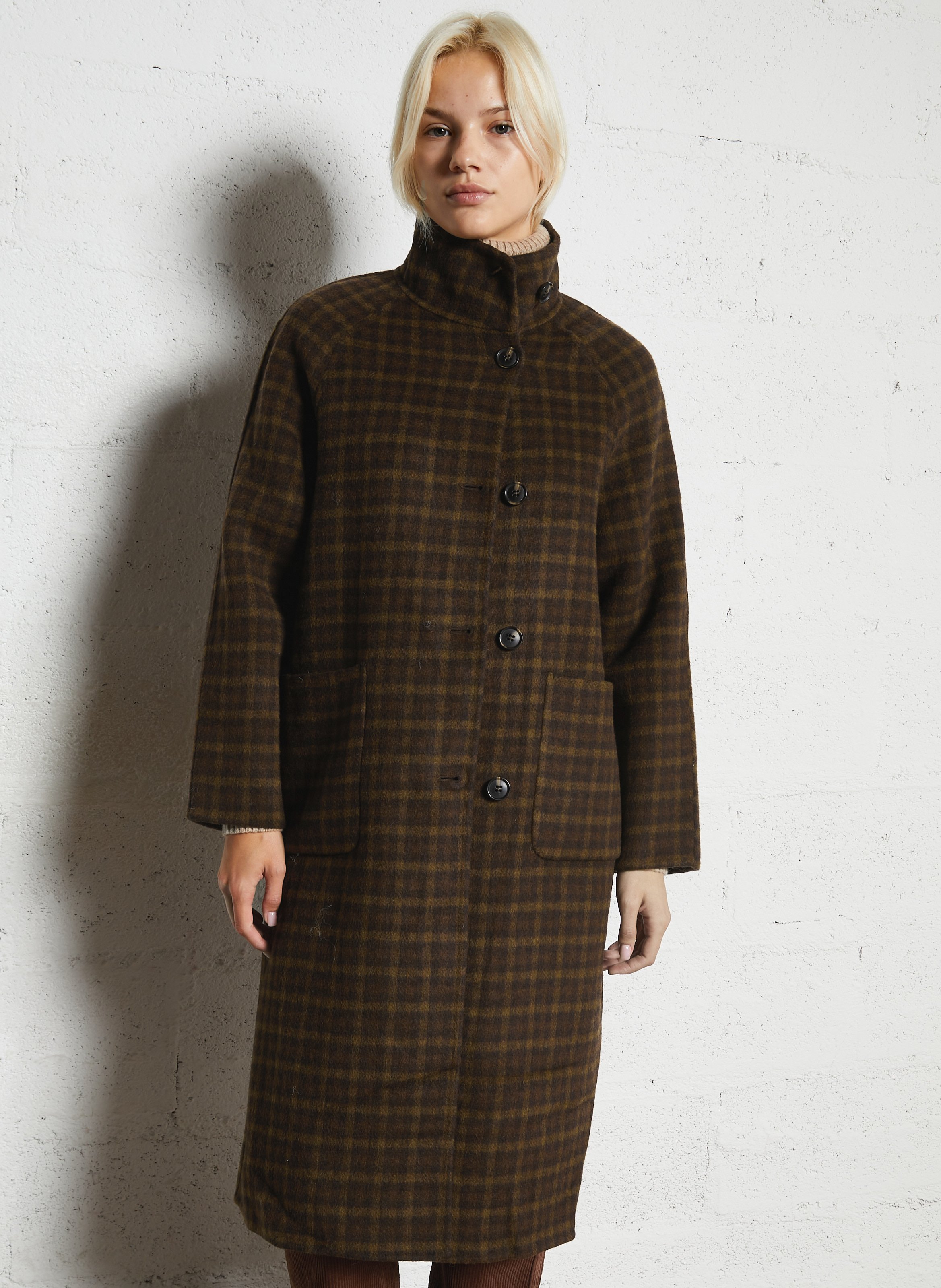 Karomantel THE KORNER Braun