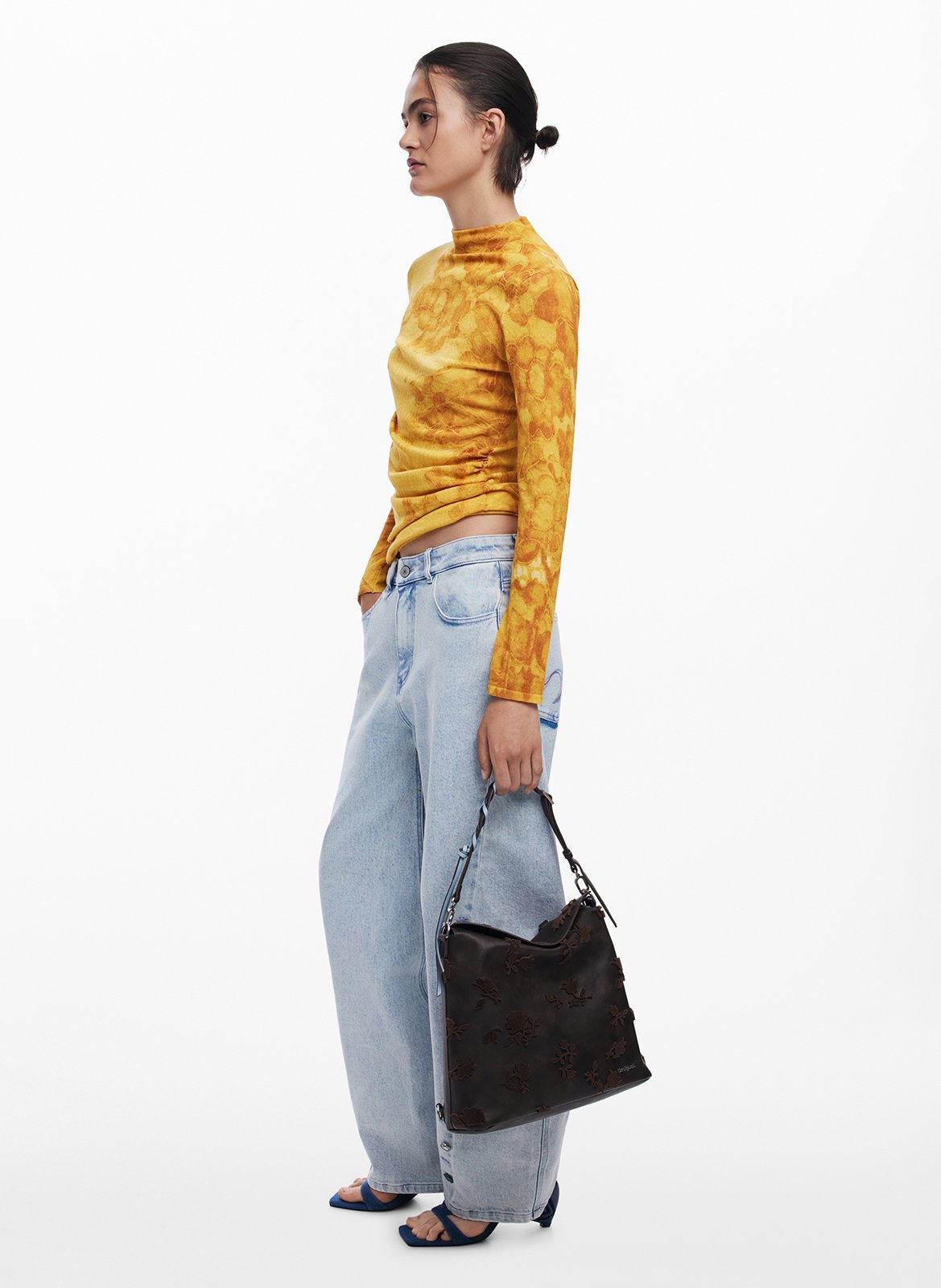 Lederrucksack DESIGUAL Braun