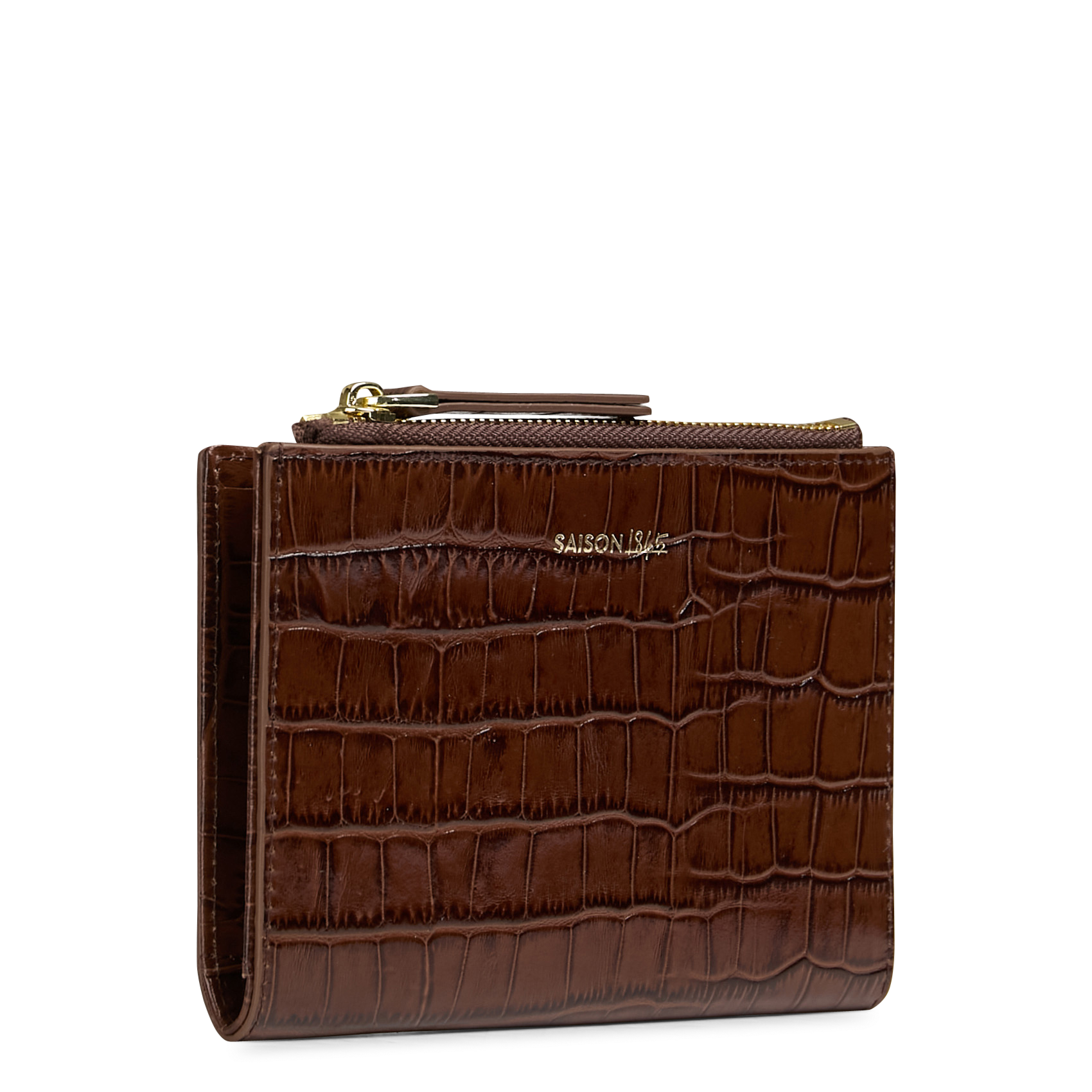 Porte-cartes en cuir SAISON 1865 Marron