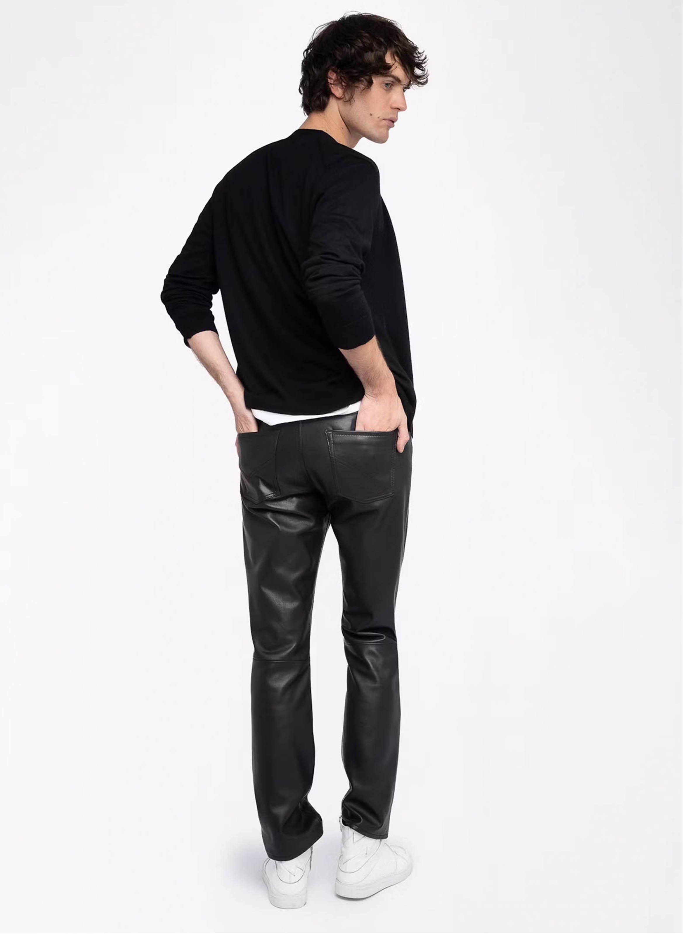 Straight V-neck wool cardigan ZADIG&VOLTAIRE Black