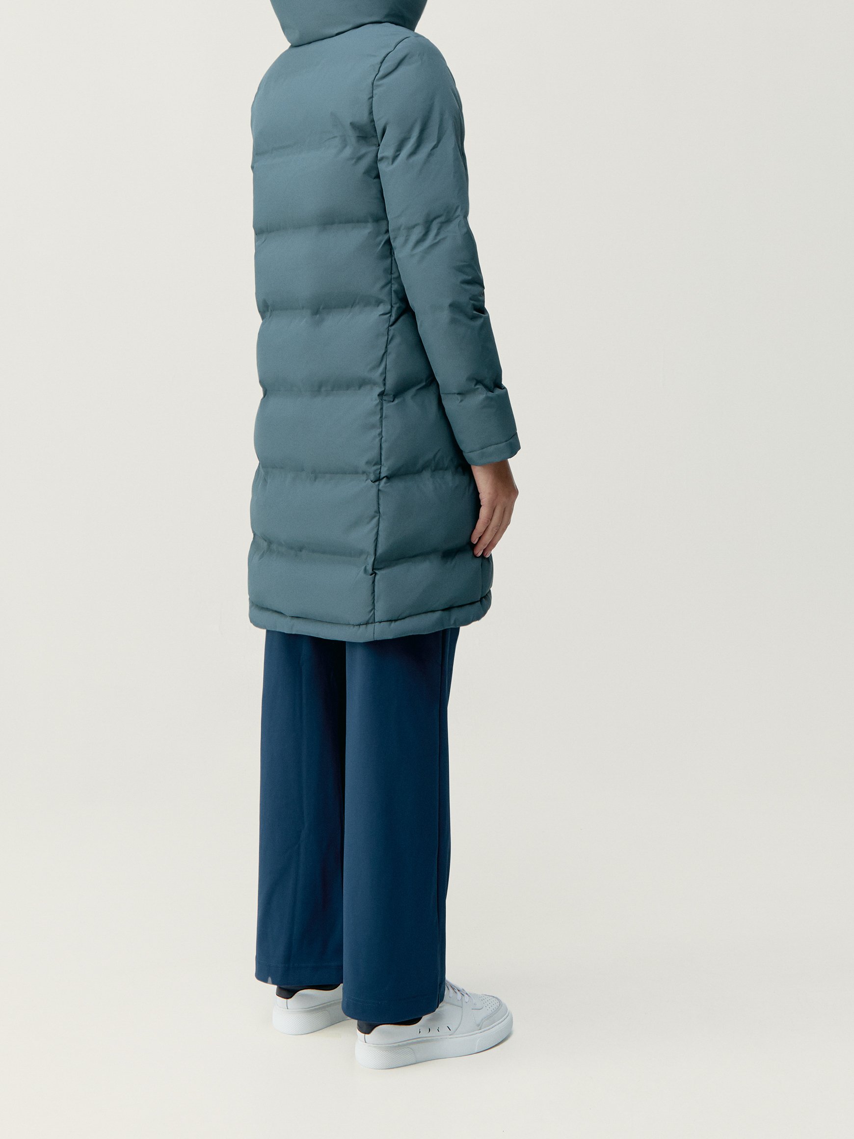 Padded waterproof winter coat BORN LIVING YOGA Blue