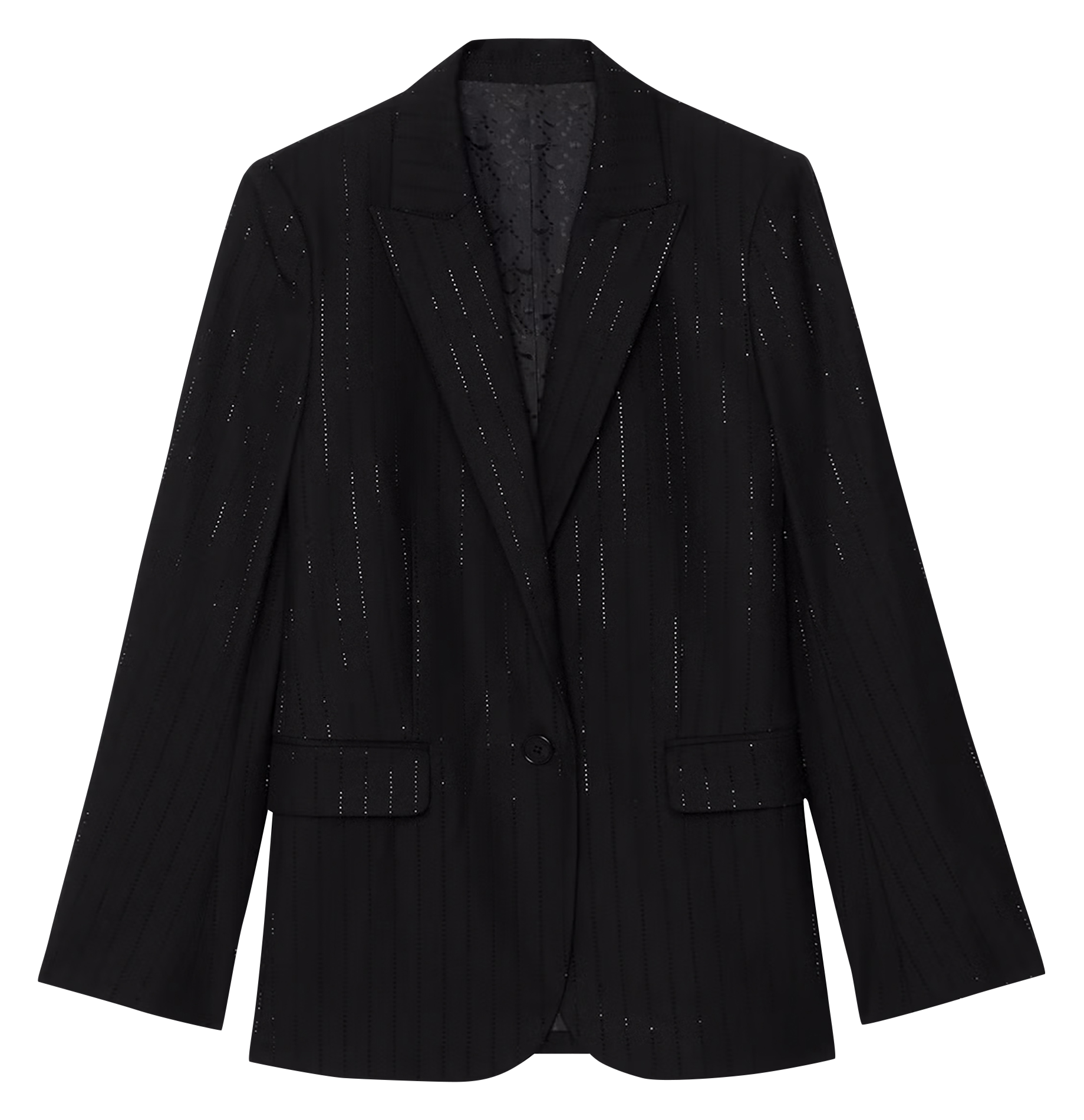 Veste tailleur pailettée ZADIG&VOLTAIRE Noir