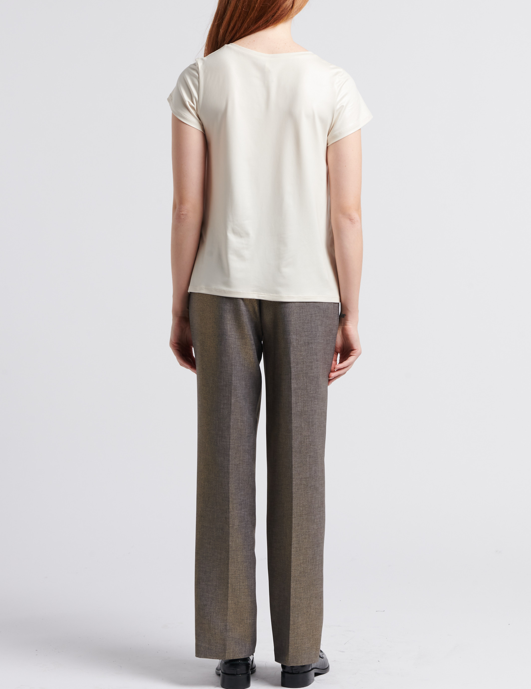 Suit pants with golden glitter IMPERIAL Grey