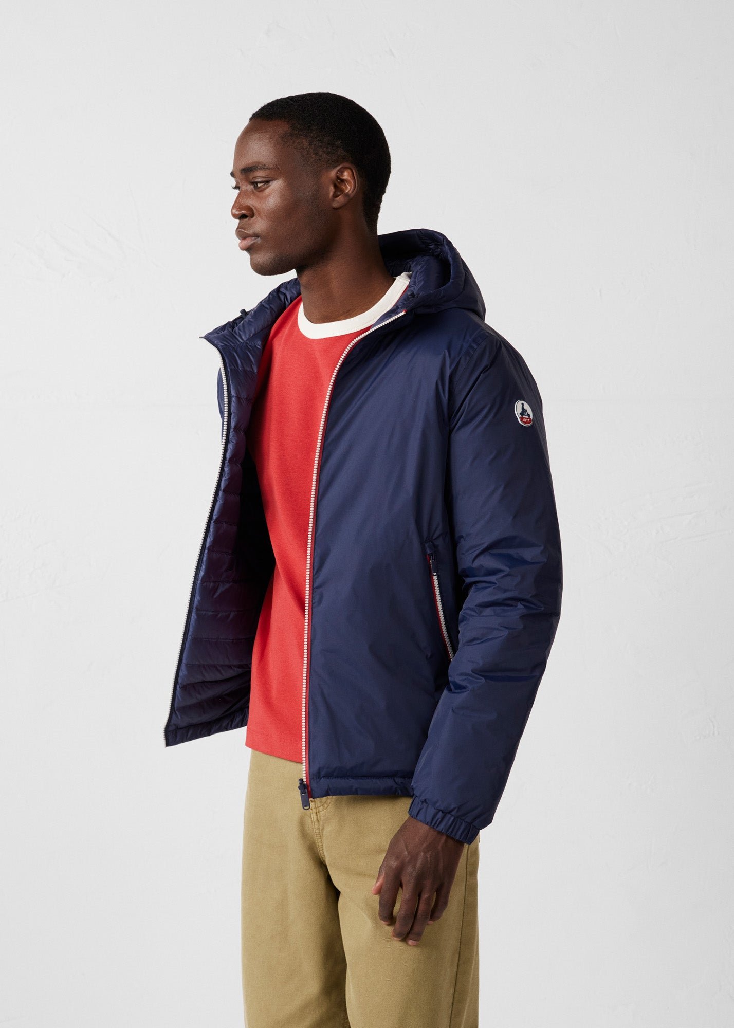 Reversible down jacket [color]/bluestone brummen JOTT Blue