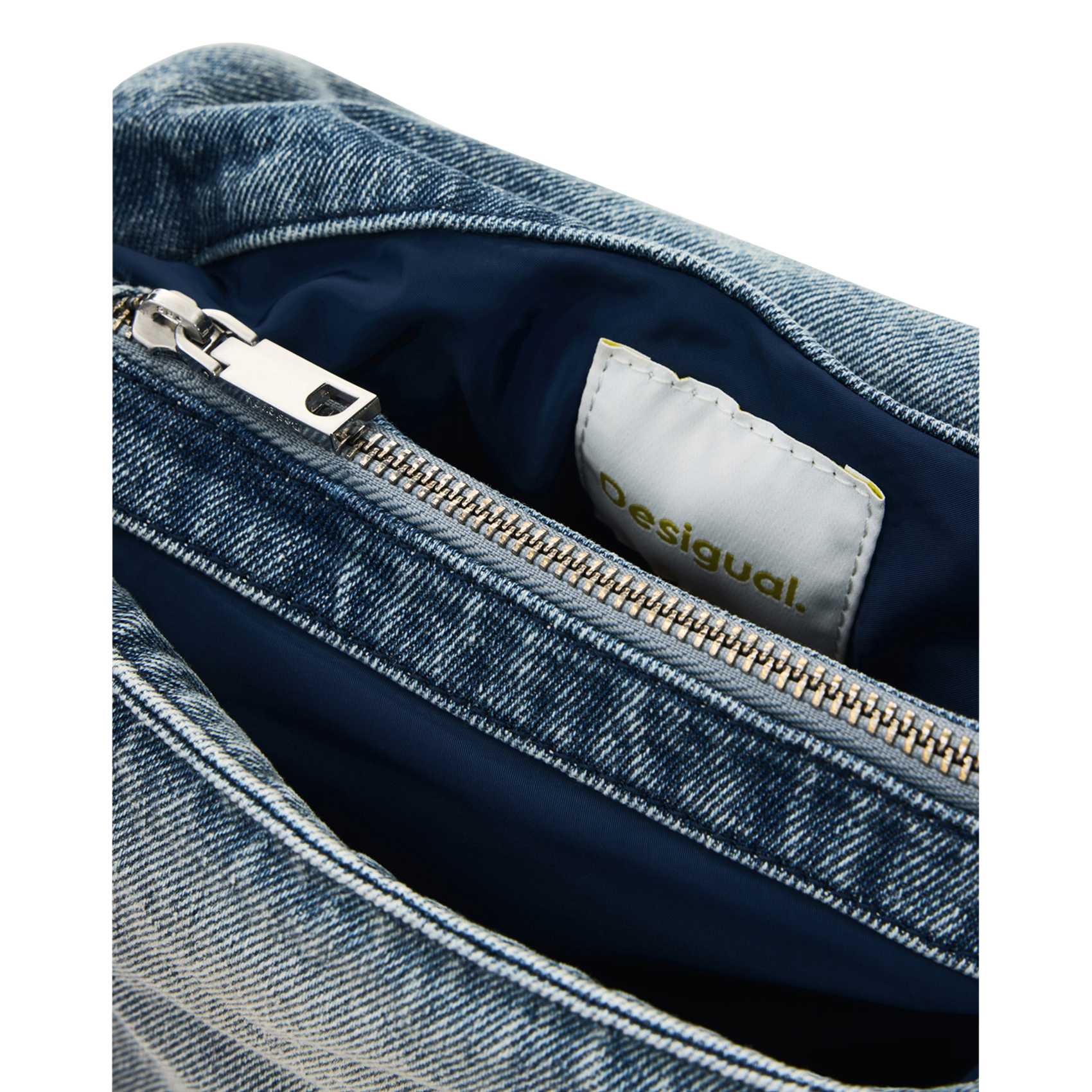 Bolso de mano de algodón DESIGUAL Azul