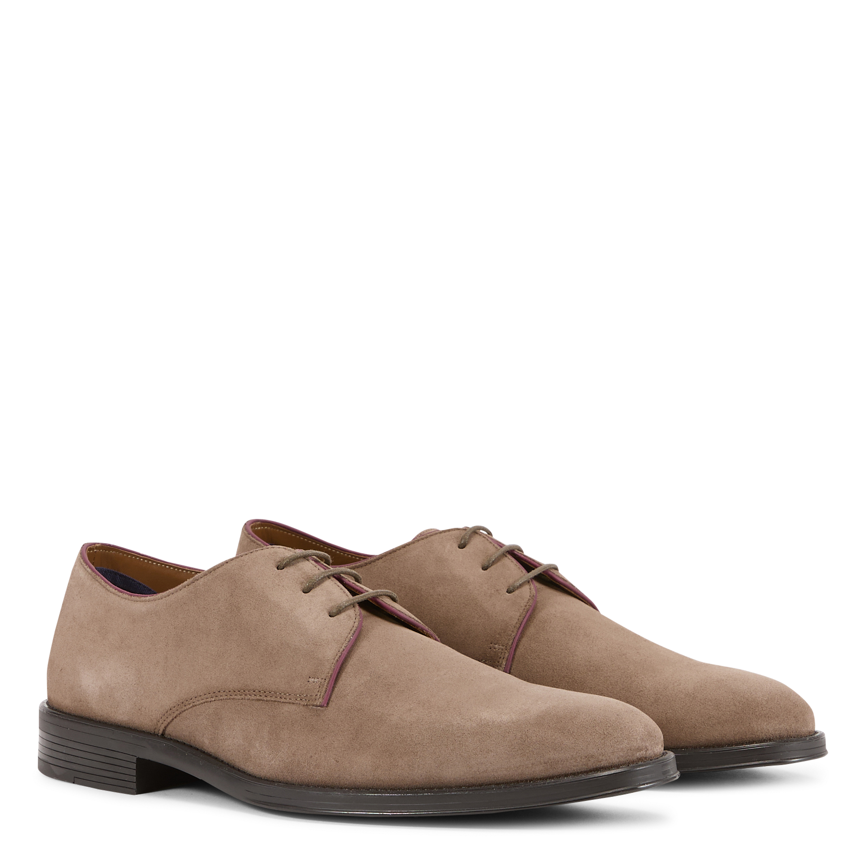 Chaussures de ville en cuir suédé PAUL SMITH Beige