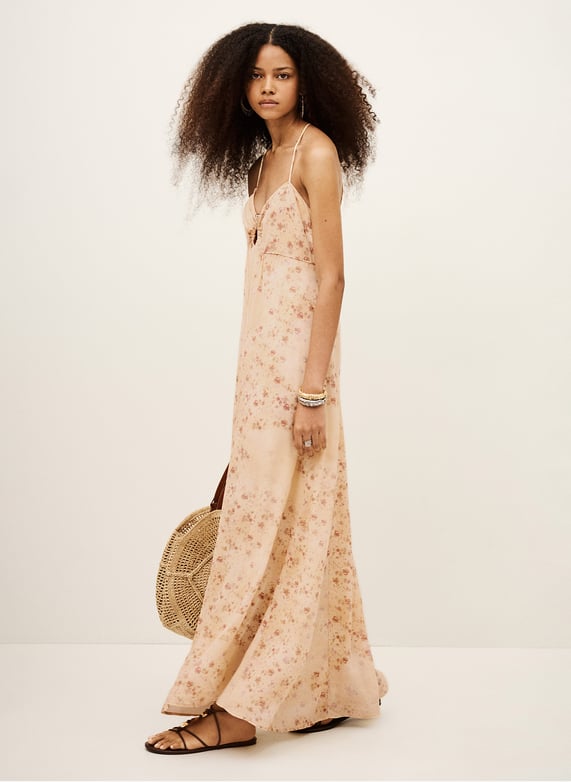Flowing long flared dress Beige Ba&Sh - Women | Place des Tendances Flowing long flared dress Beige Ba&Sh - Women | Place des Tendances
