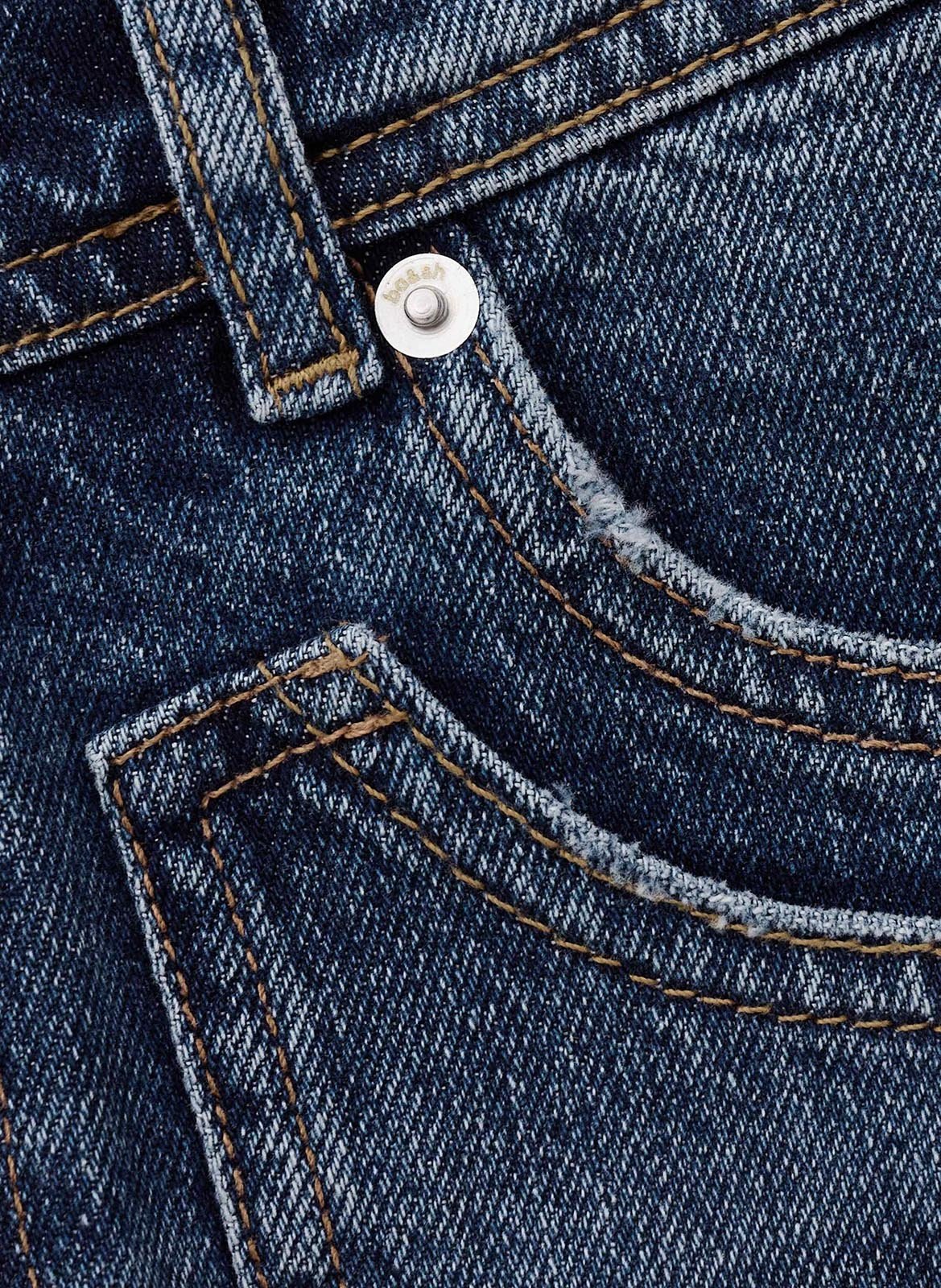 Short large en jean BA&SH Bleu