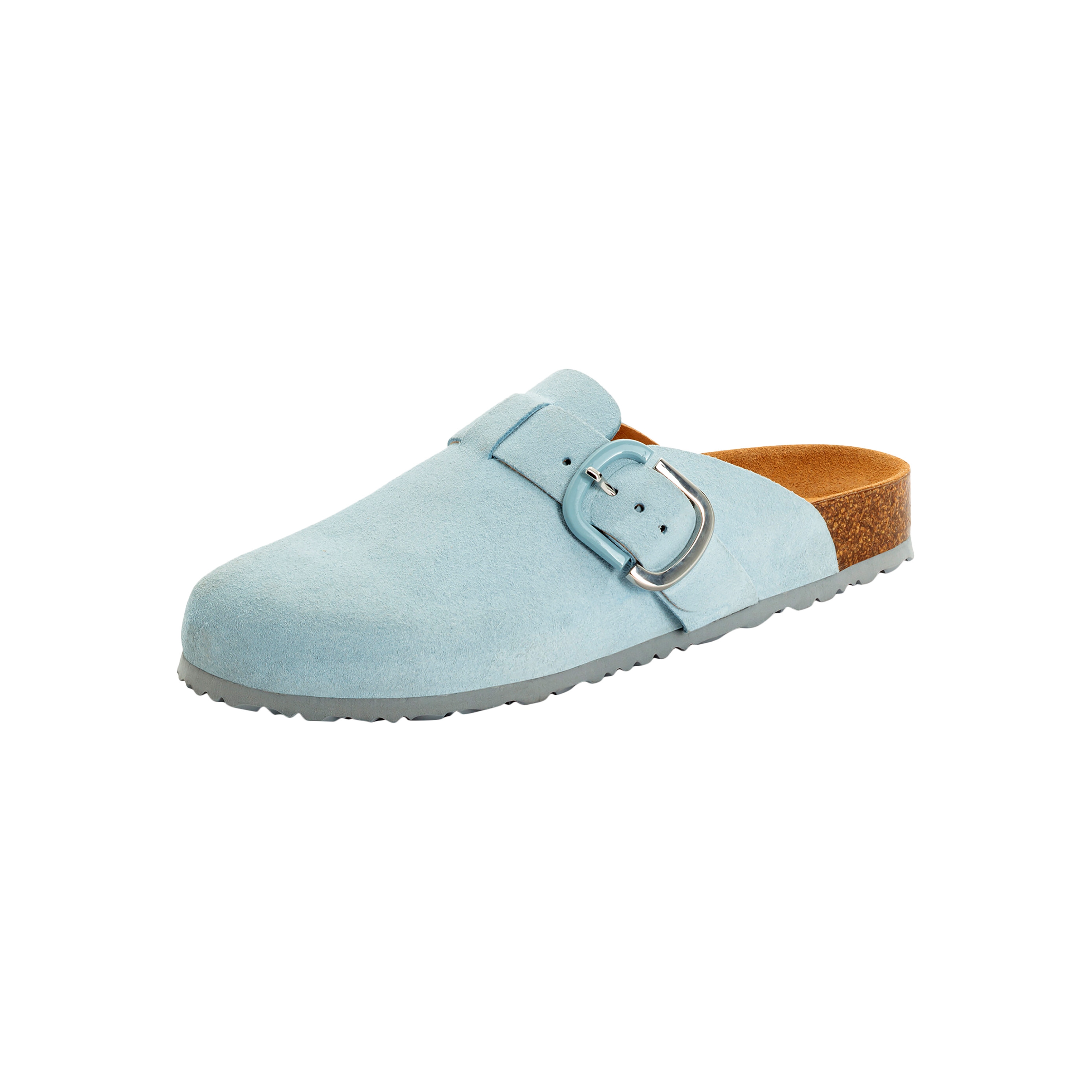 Leather mules TAMARIS Blue
