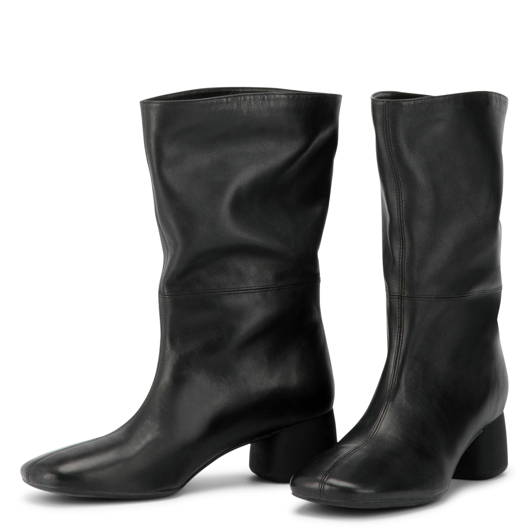 Leather mid-calf boots VAGABOND Black